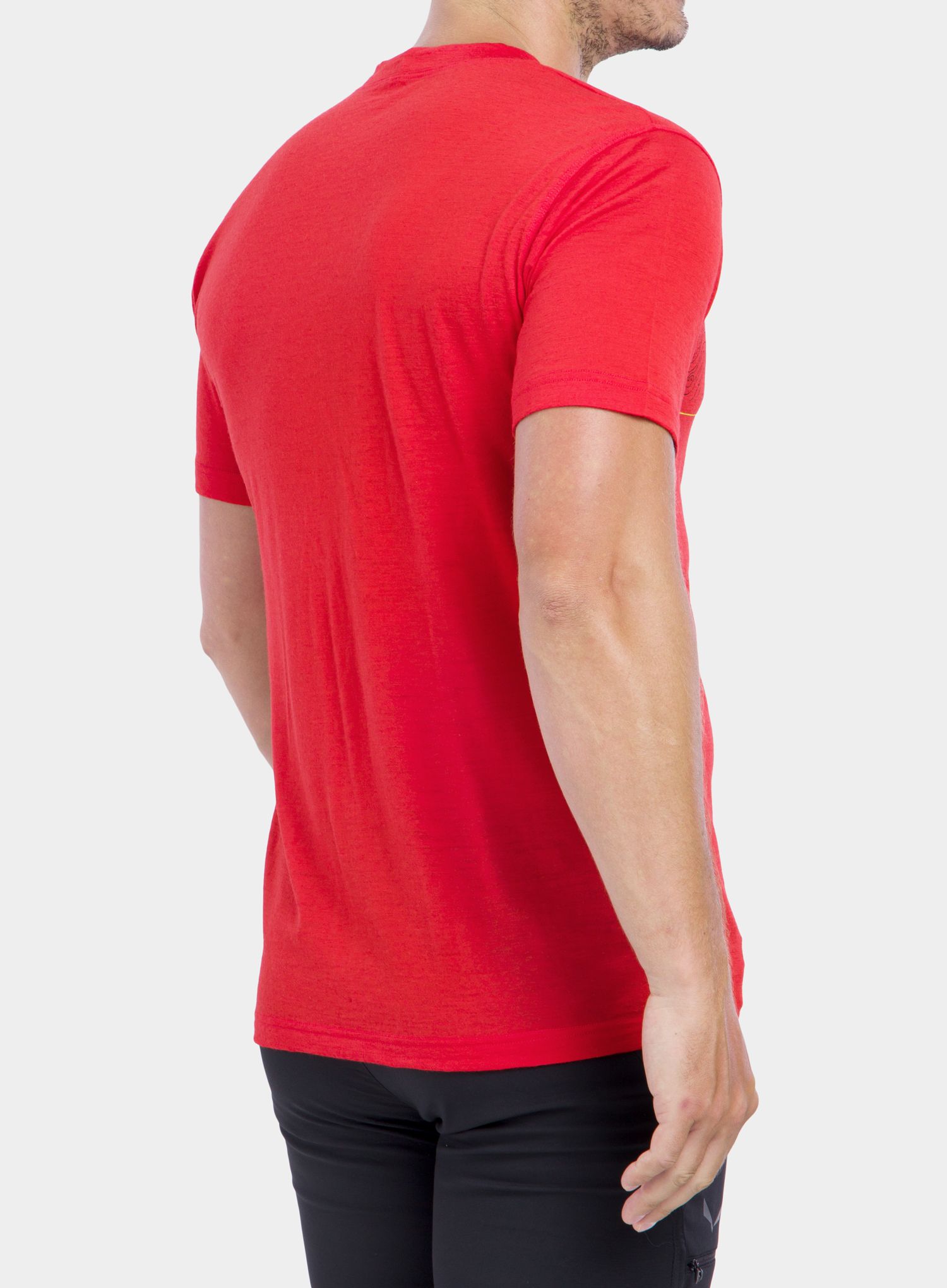 Merino majica Sensor Merino Active PT Tee S/S - red gps