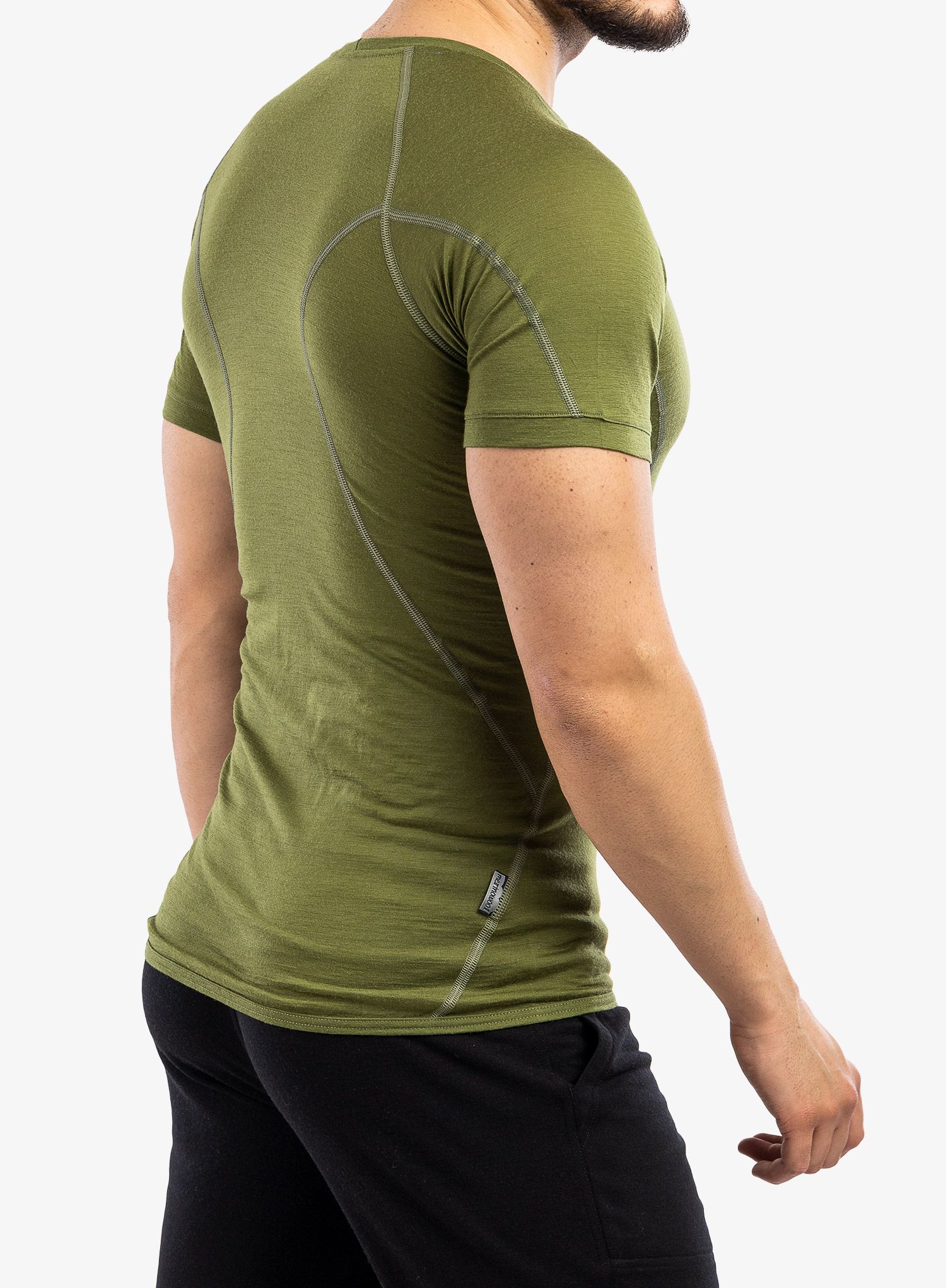 Termo majica Sensor Merino Active Tee S/S - safari