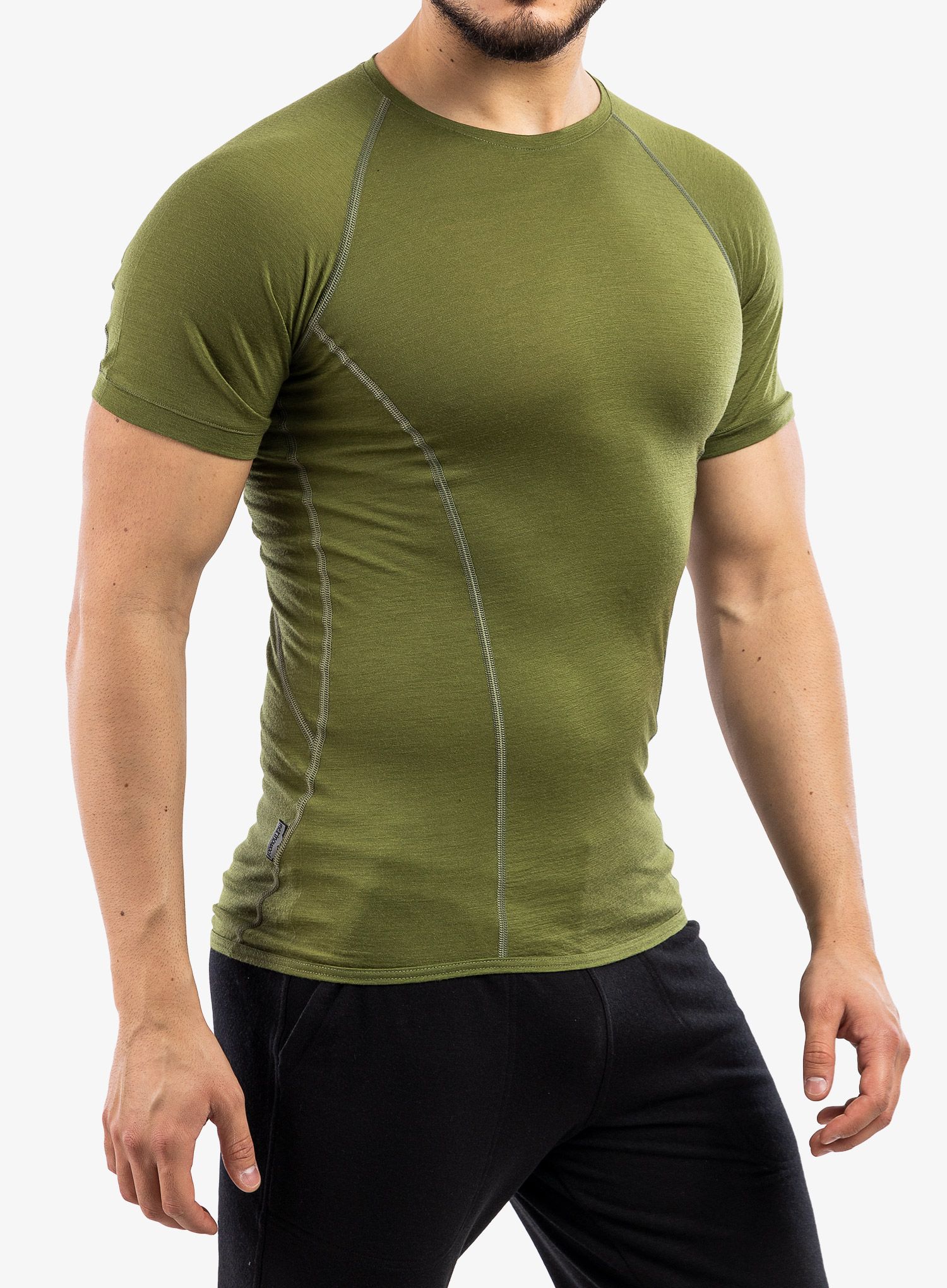 Termo majica Sensor Merino Active Tee S/S - safari