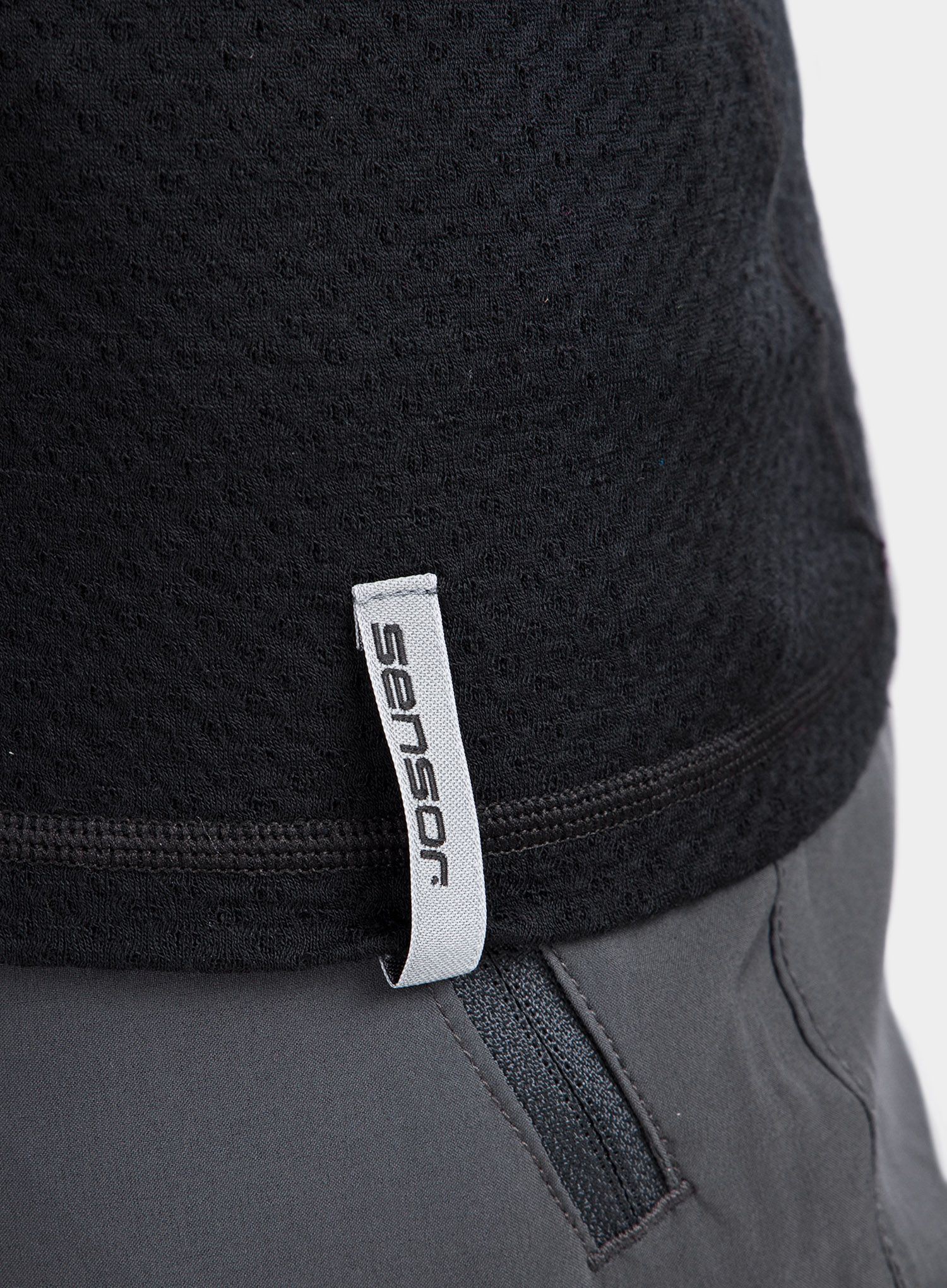 Termo majica Sensor Merino DF Tee S/S  - black