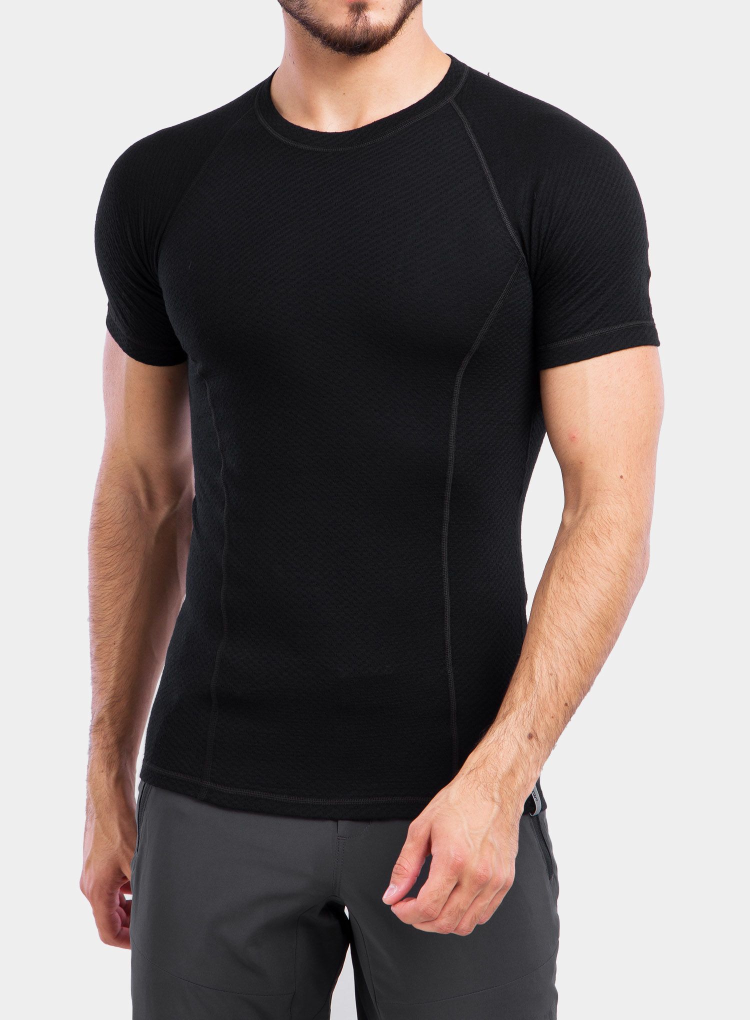 Termo majica Sensor Merino DF Tee S/S  - black