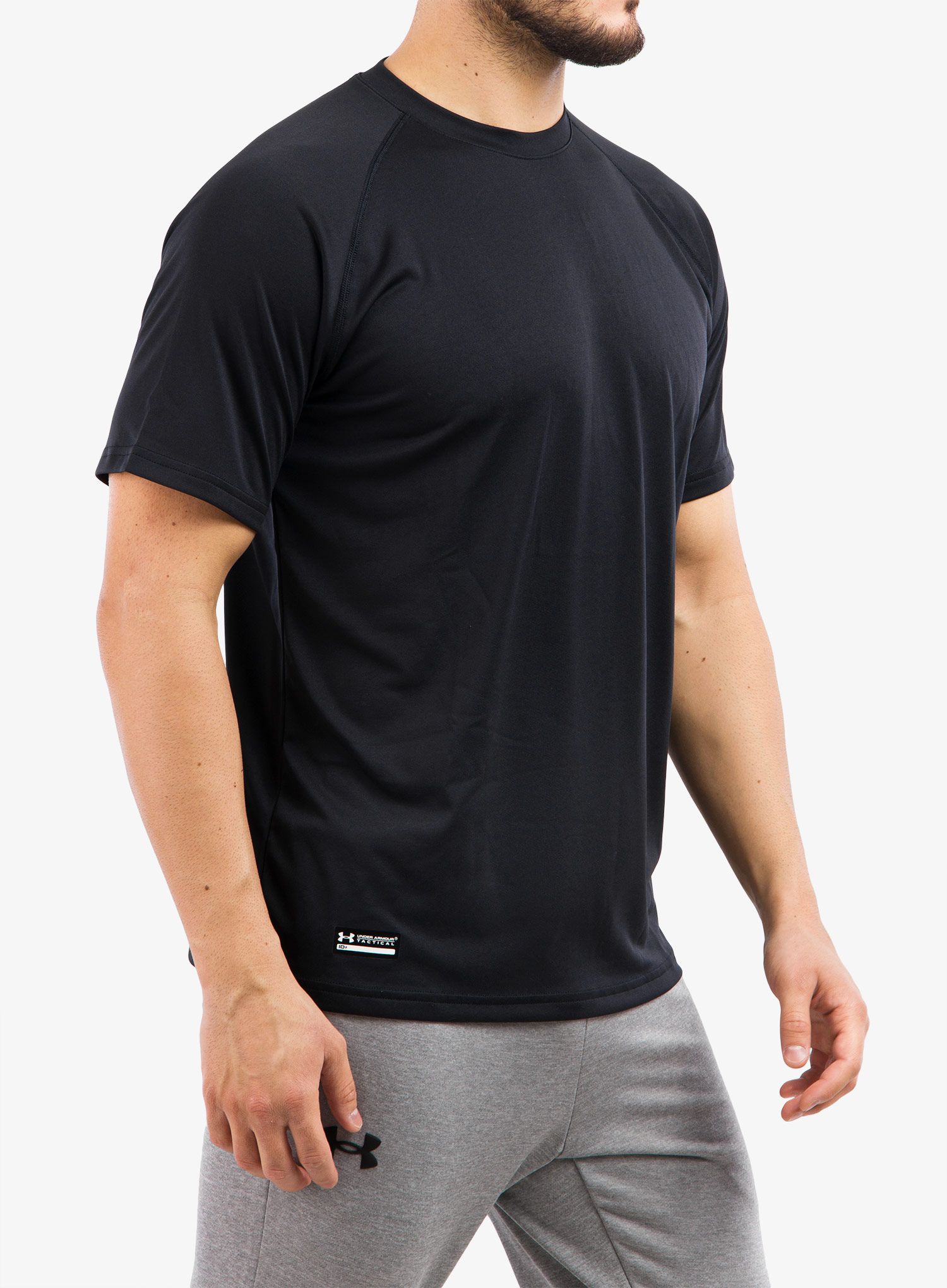 Taktična majica Under Armour UA Tactical Tech Short Sleeve - Loose - black/clear