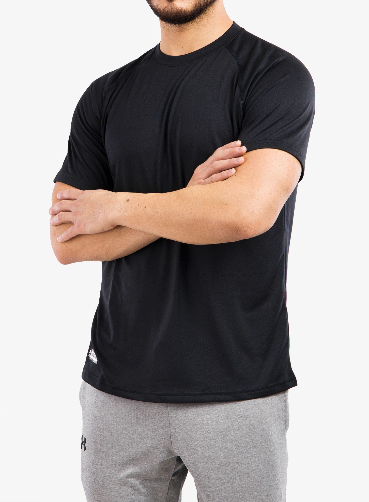 Taktična majica Under Armour UA Tactical Tech Short Sleeve - Loose - black/clear