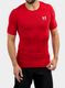 Moška majica Under Armour HG Armour Comp S/S - red/white