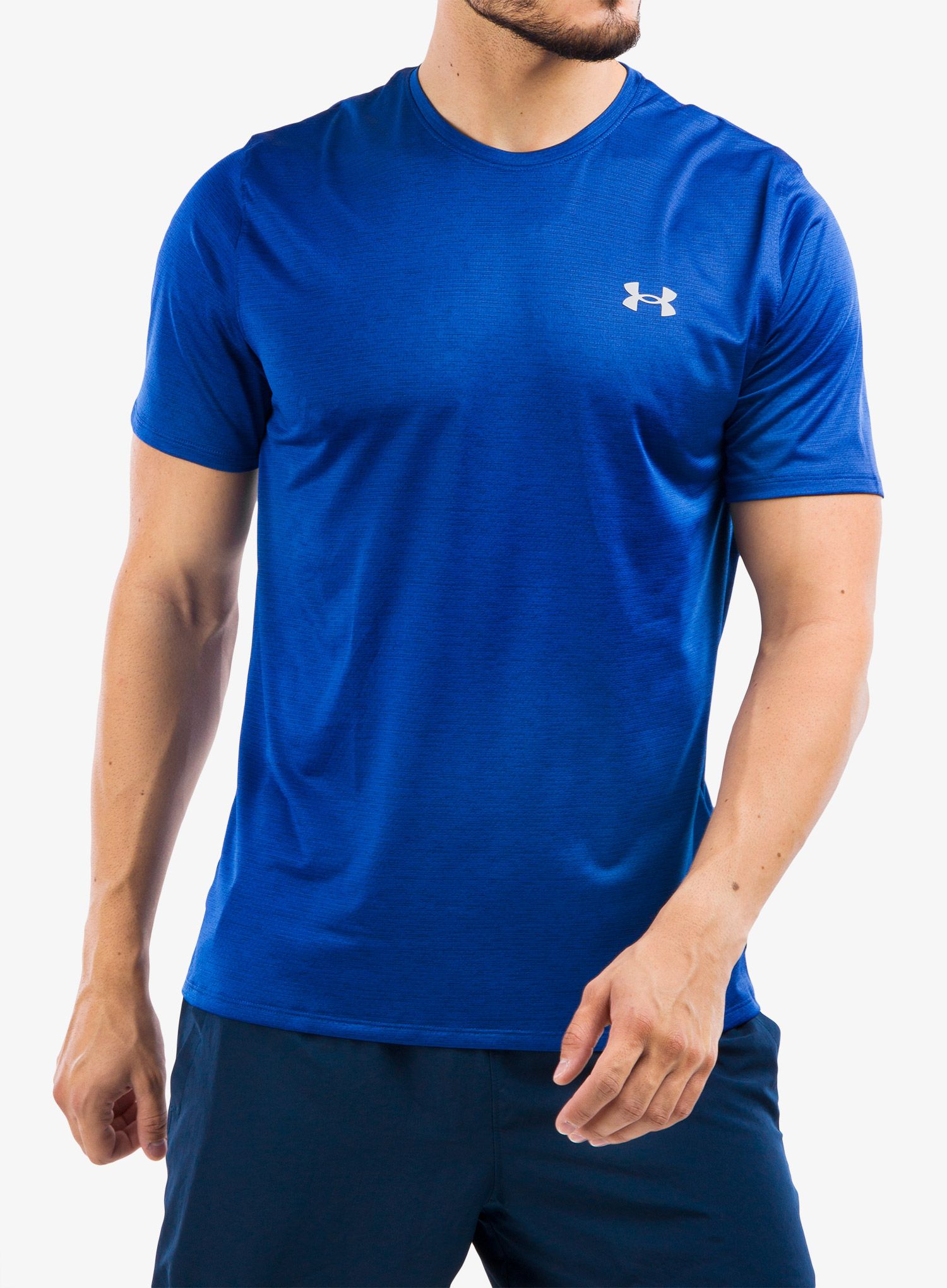Moška majica Under Armour Training Vent 2.0 S/S - royal/mod gray