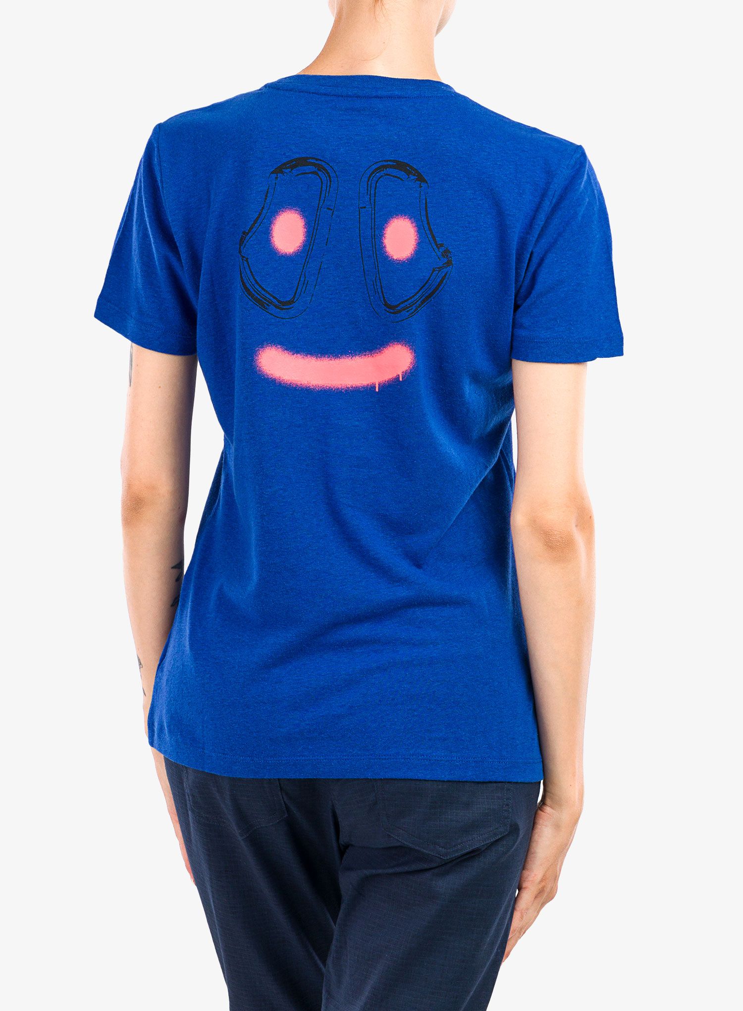 Ženska majica Salewa Lavaredo Hemp Print T-Shirt - electric