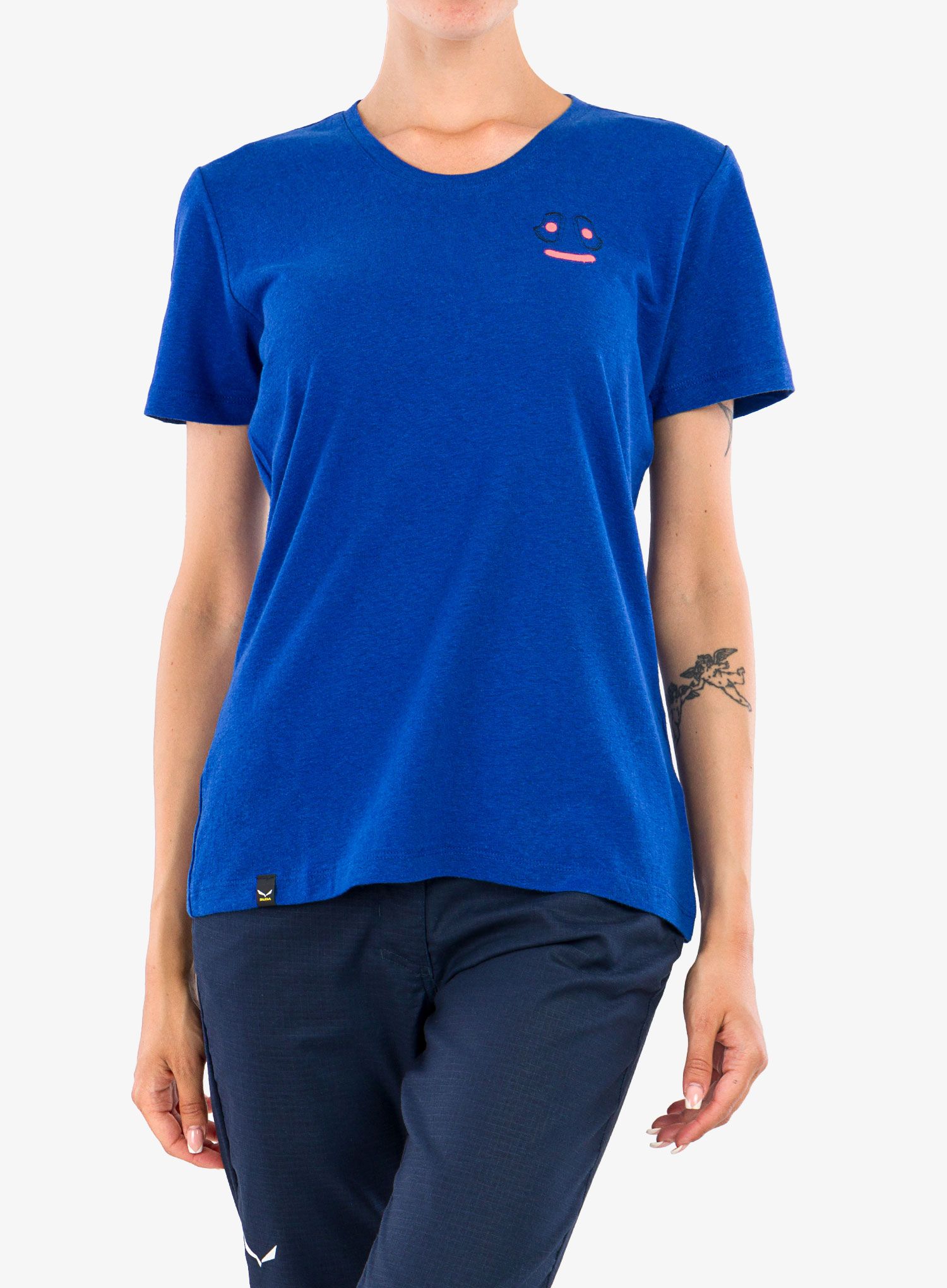 Ženska majica Salewa Lavaredo Hemp Print T-Shirt - electric