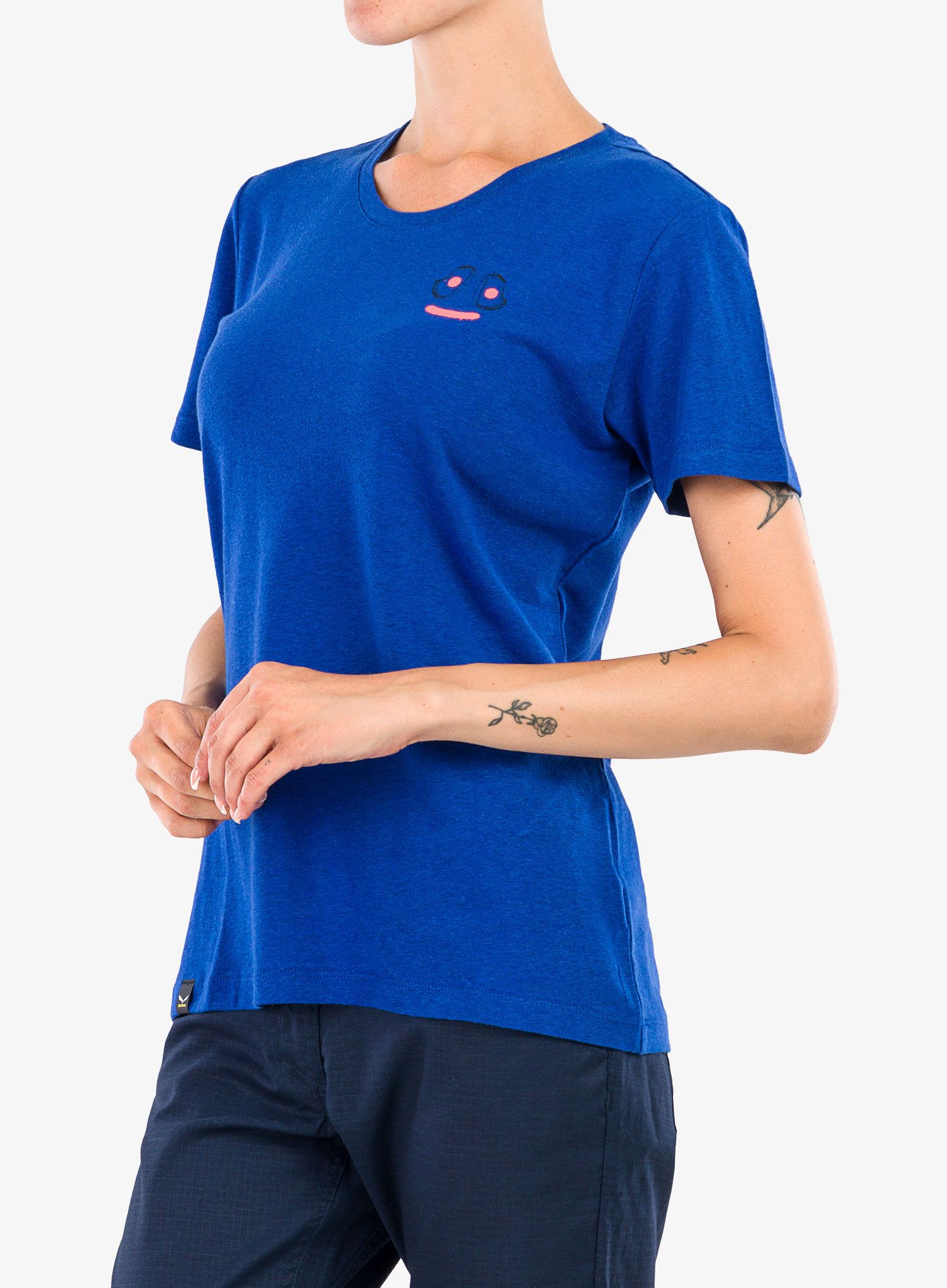 Ženska majica Salewa Lavaredo Hemp Print T-Shirt - electric