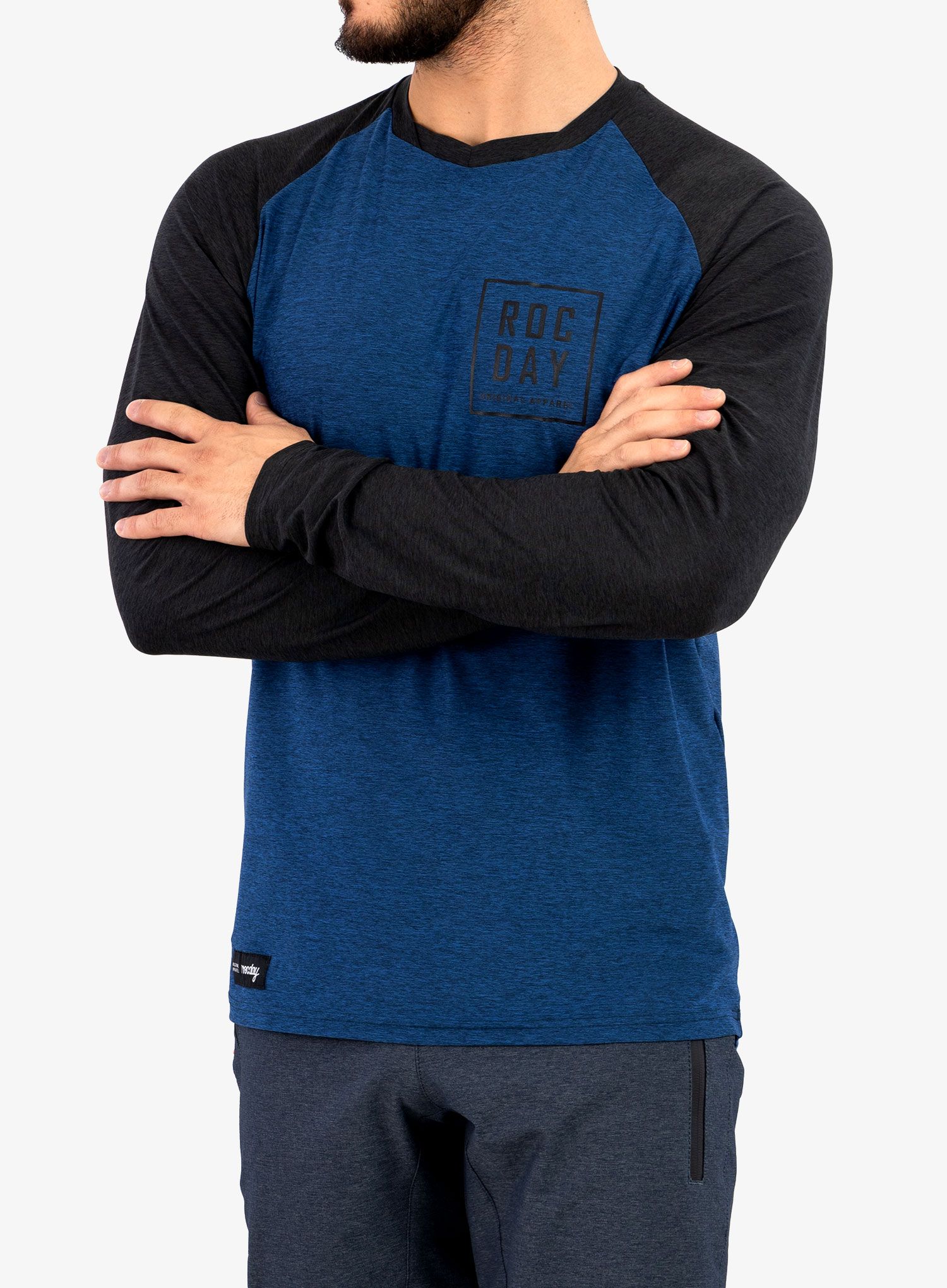 Puloverji brez kapuce Rocday Stage - black/blue