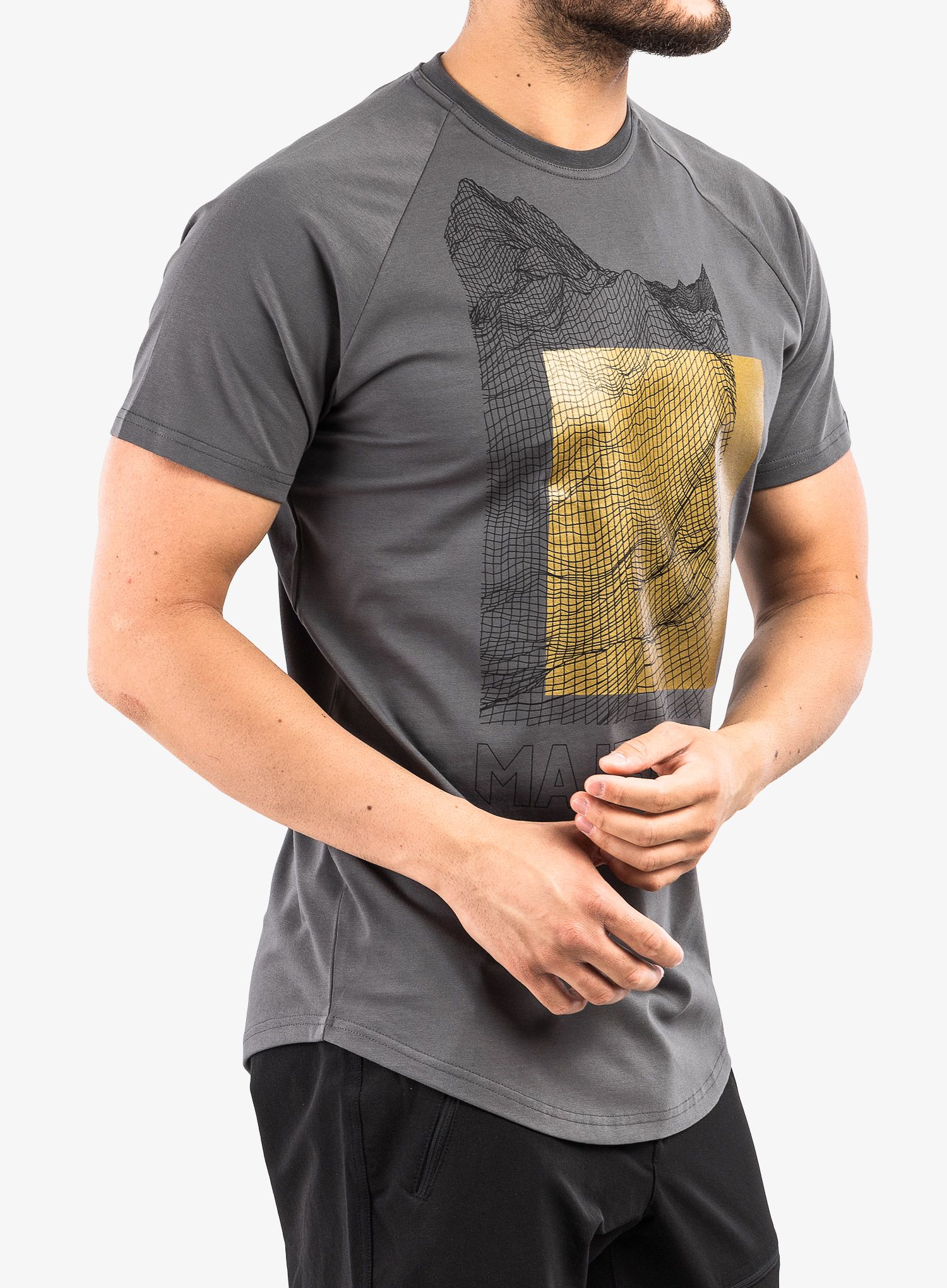 Majica s potiskom Majesty Super T-shirt - graphite