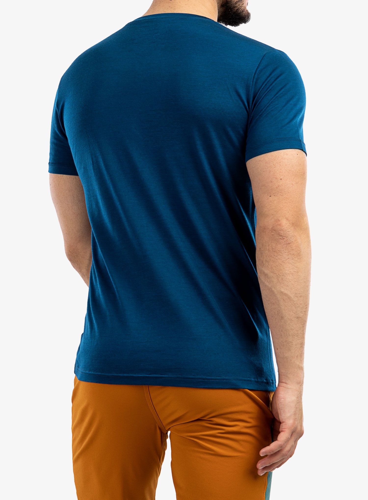 Majica s potiskom Ortovox 140 Cool Illu-Pic TS - petrol blue