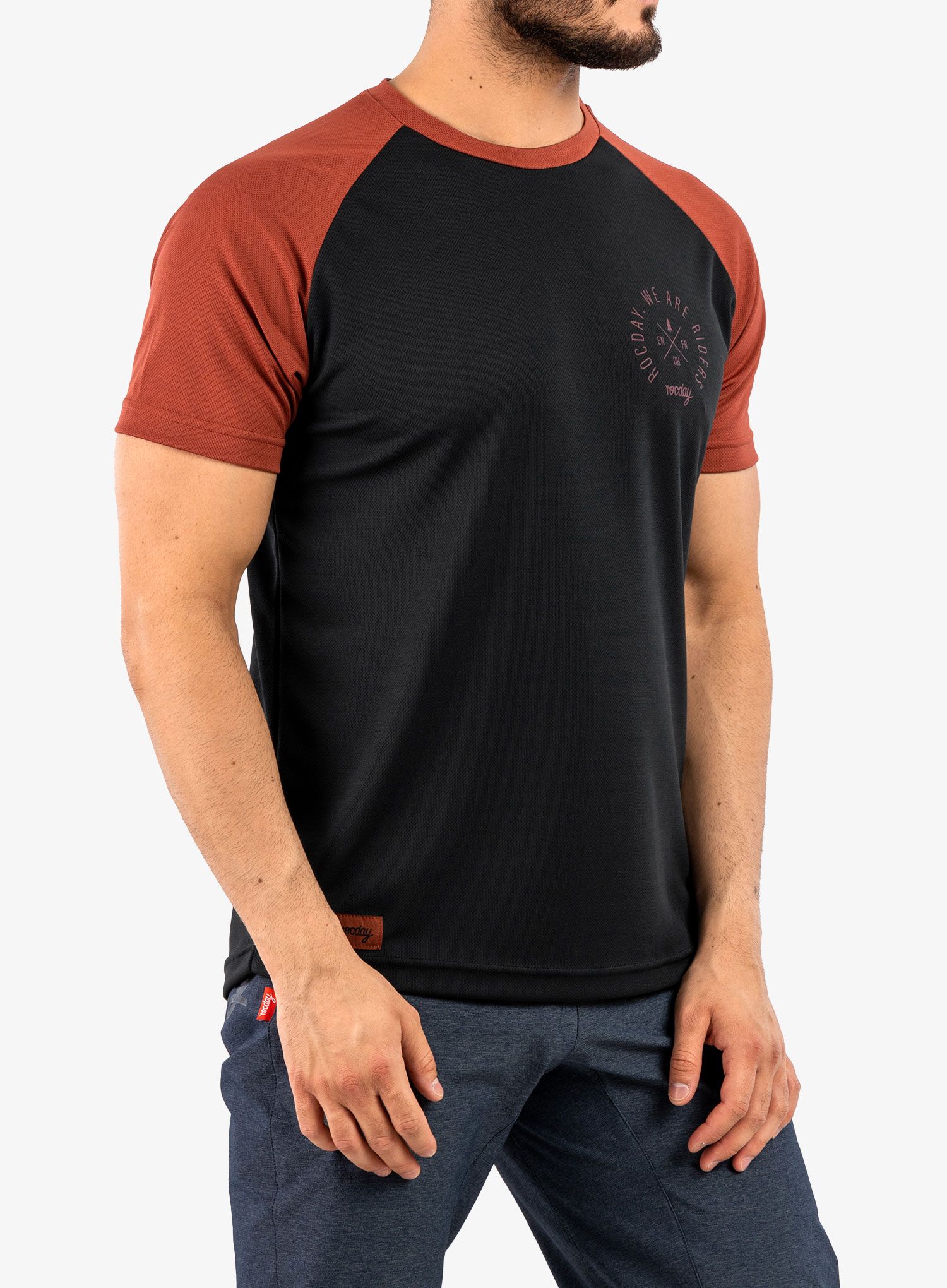 Majica s potiskom Rocday Roost - black/red