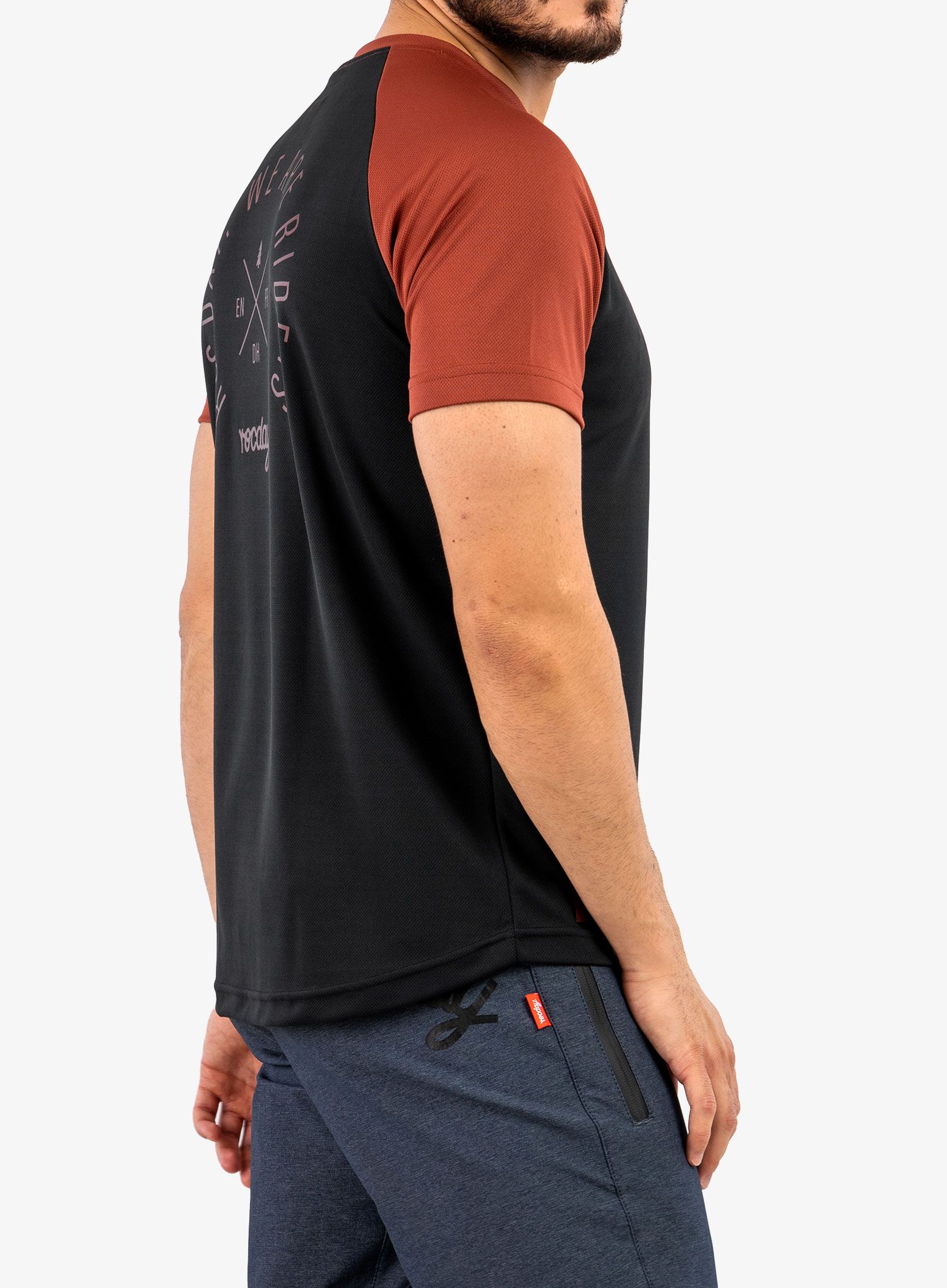 Majica s potiskom Rocday Roost - black/red