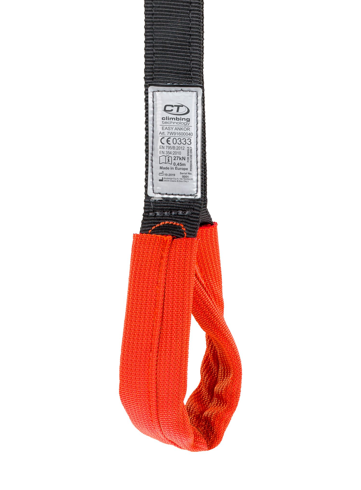 Tekstilna zanka Climbing Technology/SKYLOTEC Easy Ankor 40cm - black