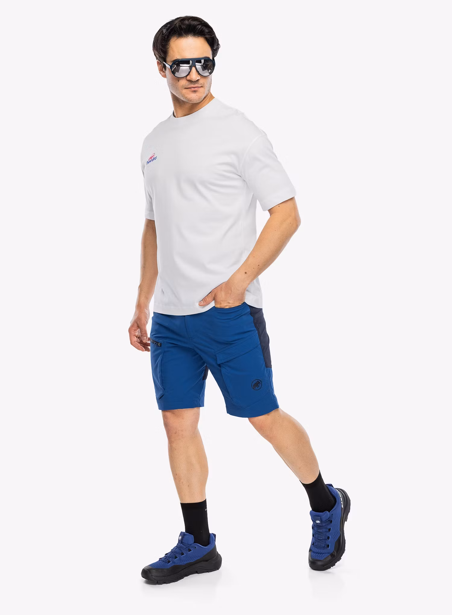 Kratke hlače Mammut Zinal Hybrid Shorts - tschiel/marine