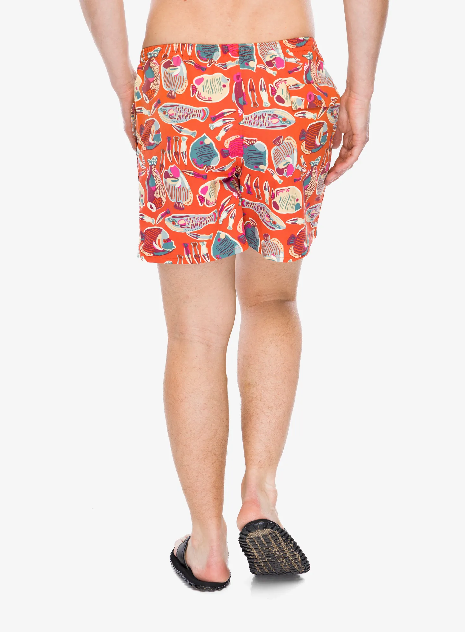 Kratke hlače Patagonia Baggies Shorts 5 - wrasse/pollinator orange