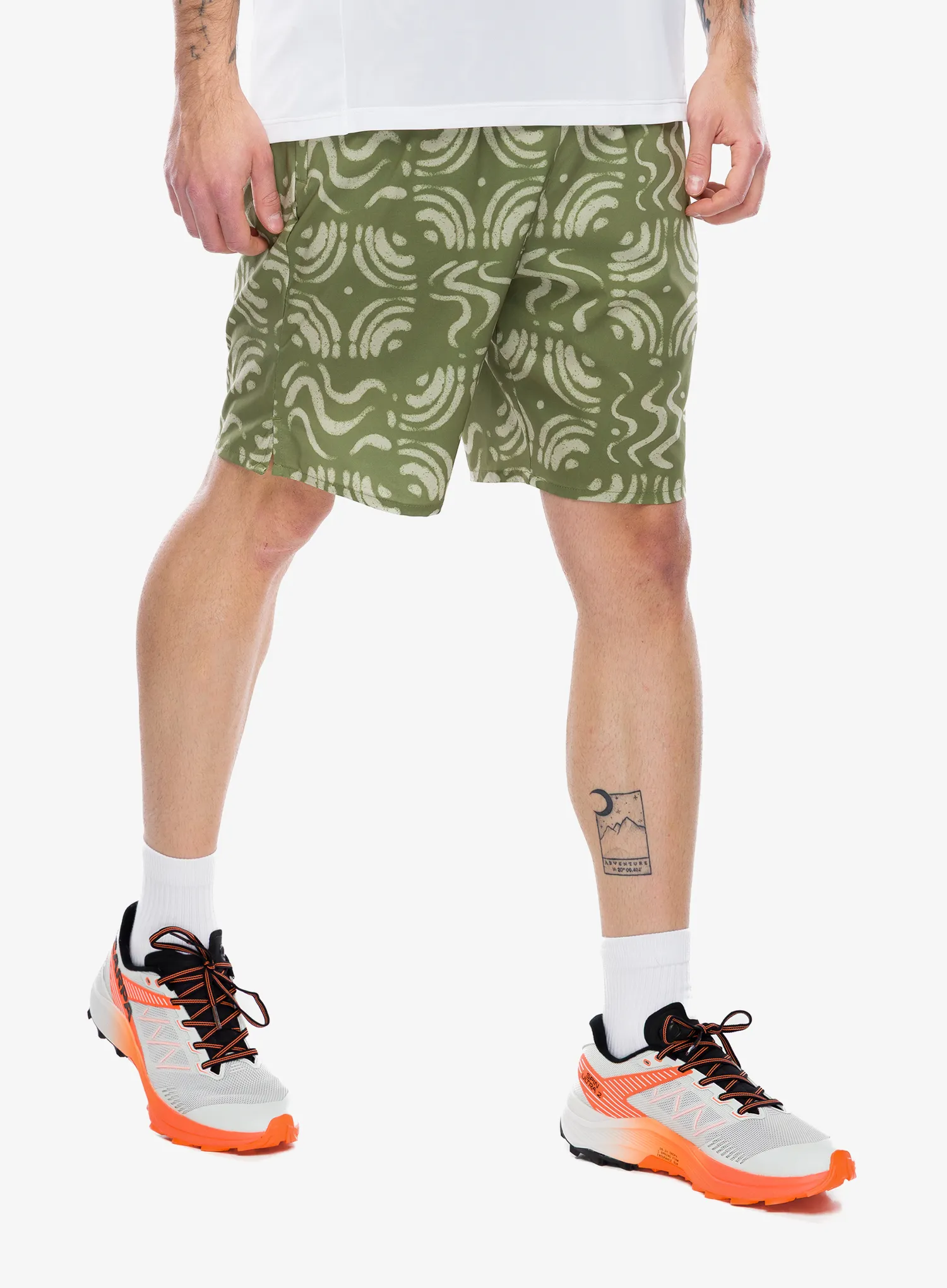Kratke hlače Patagonia Multi Trails Shorts 8in - sand waves/caper green