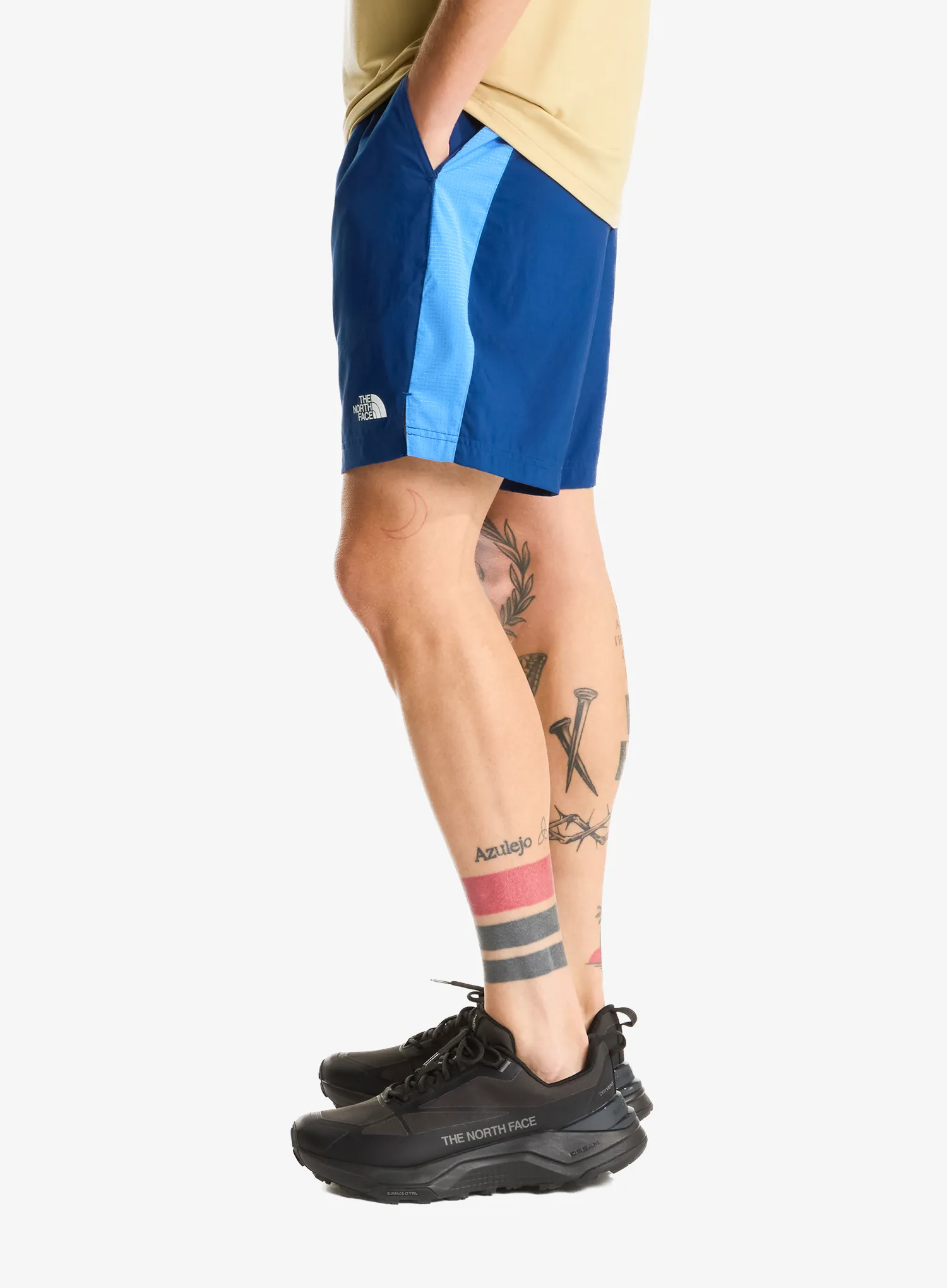 Kratke hlače The North Face 24/7 Color Block Shorts - blue/marina blue