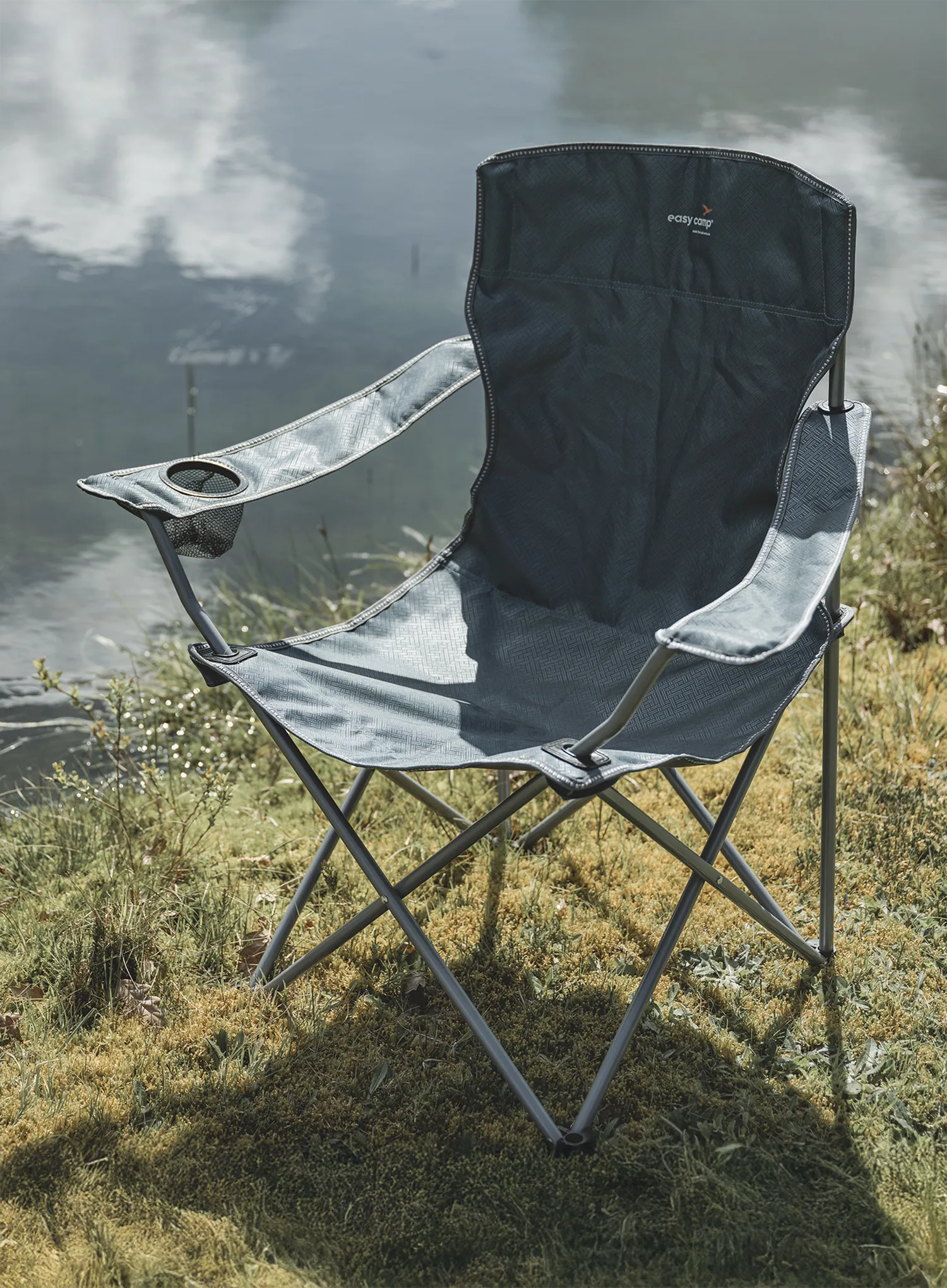 Zložljiv stol Easy Camp Spruce Arm Chair - fjord blue