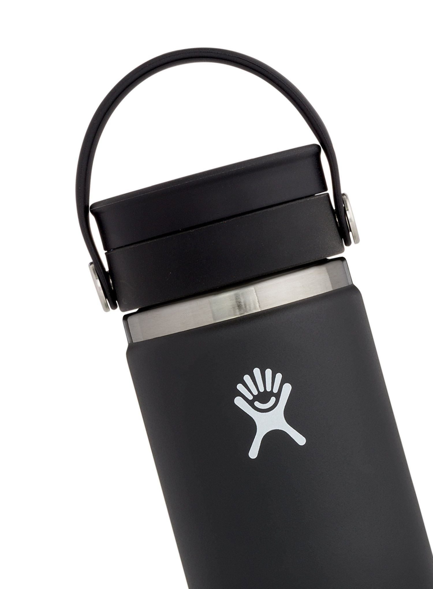 Termo lonček Hydro Flask 12 oz Wide Flex Sip Lid (355 ml) - black