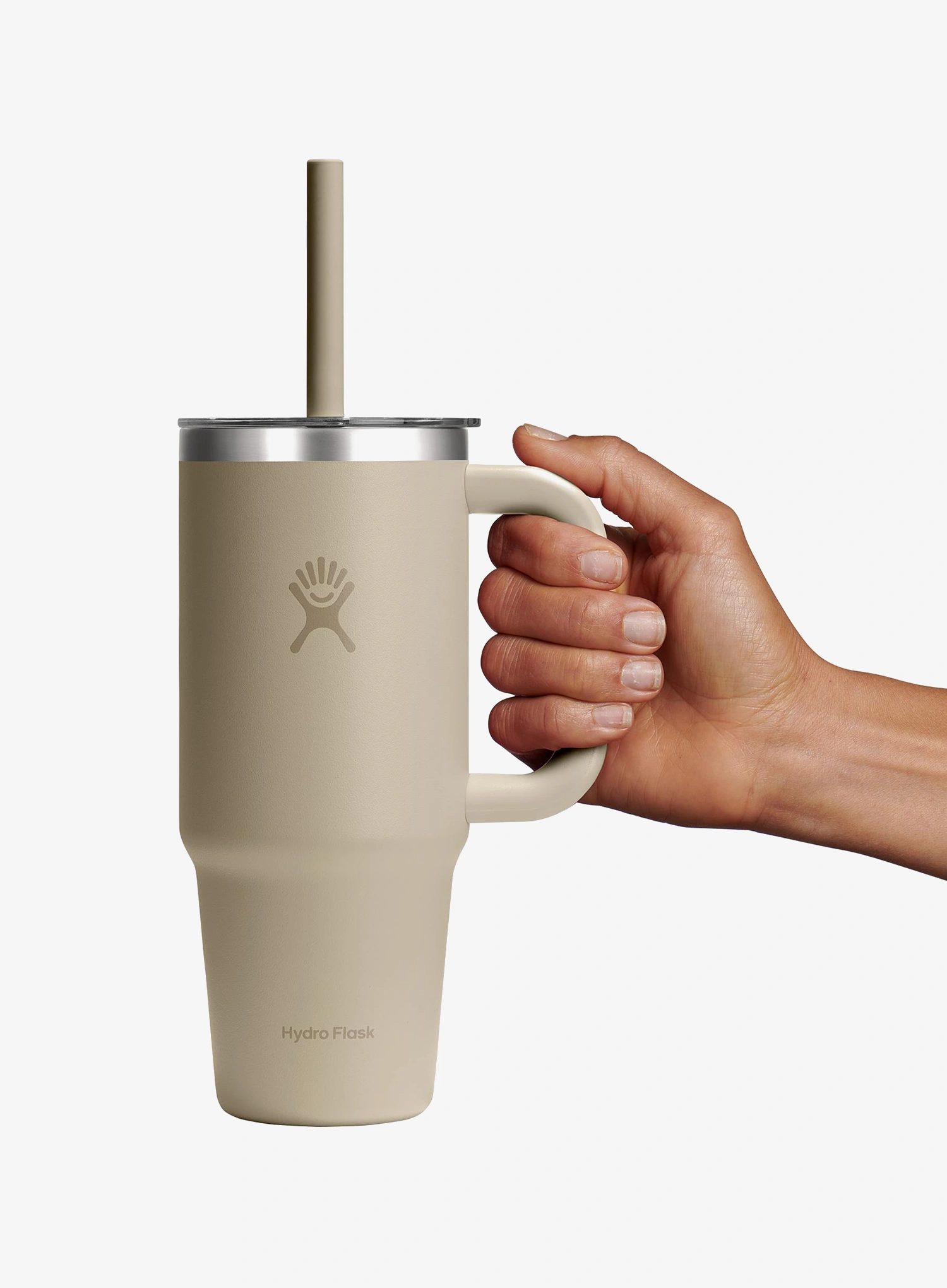 Termo lonček Hydro Flask 24 Oz  Travel Tumbler Clear Lid (710 ml) - oat