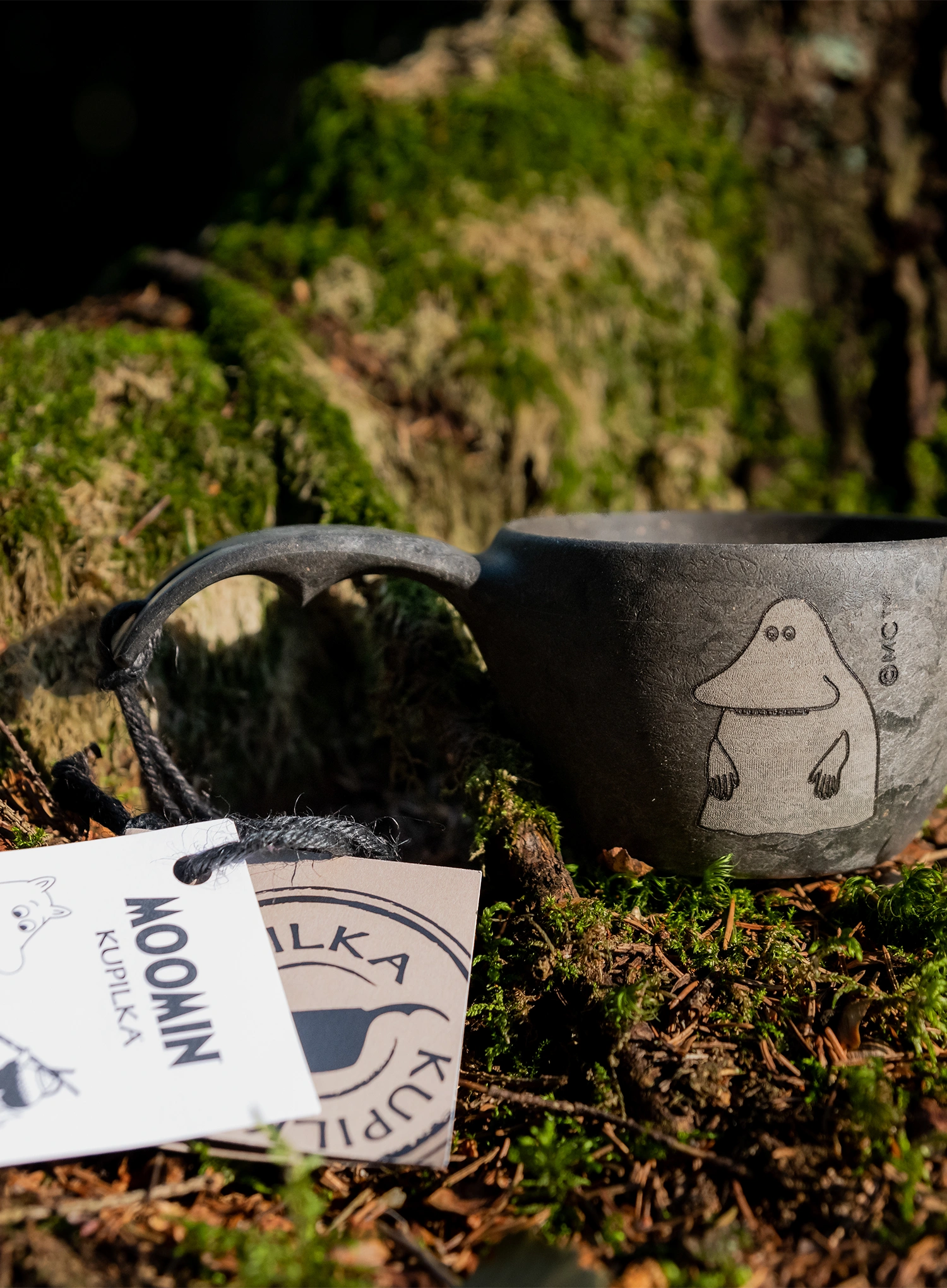 Lonček Kupilka 21 Moomin The Groke (0,21 l) - black