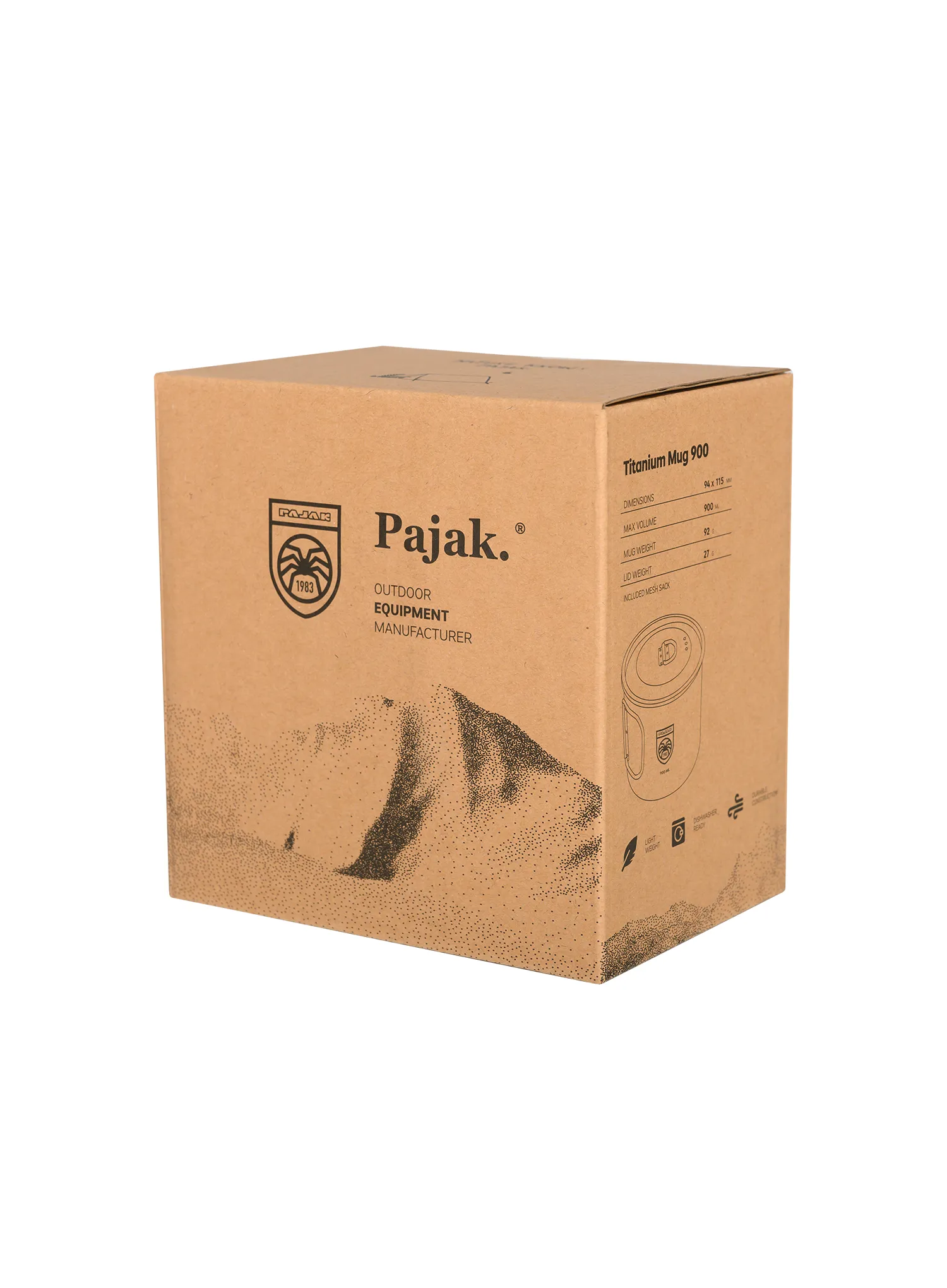 Lonček Pajak Titanium Mug 900 ml
