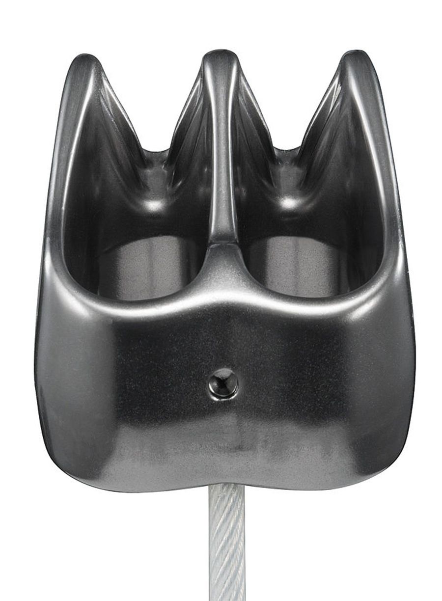 Pripomoček za varovanje Petzl Verso - grey/gris