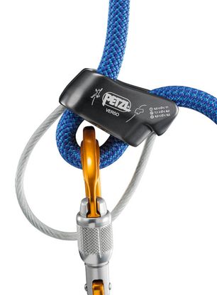 Pripomoček za varovanje Petzl Verso - grey/gris