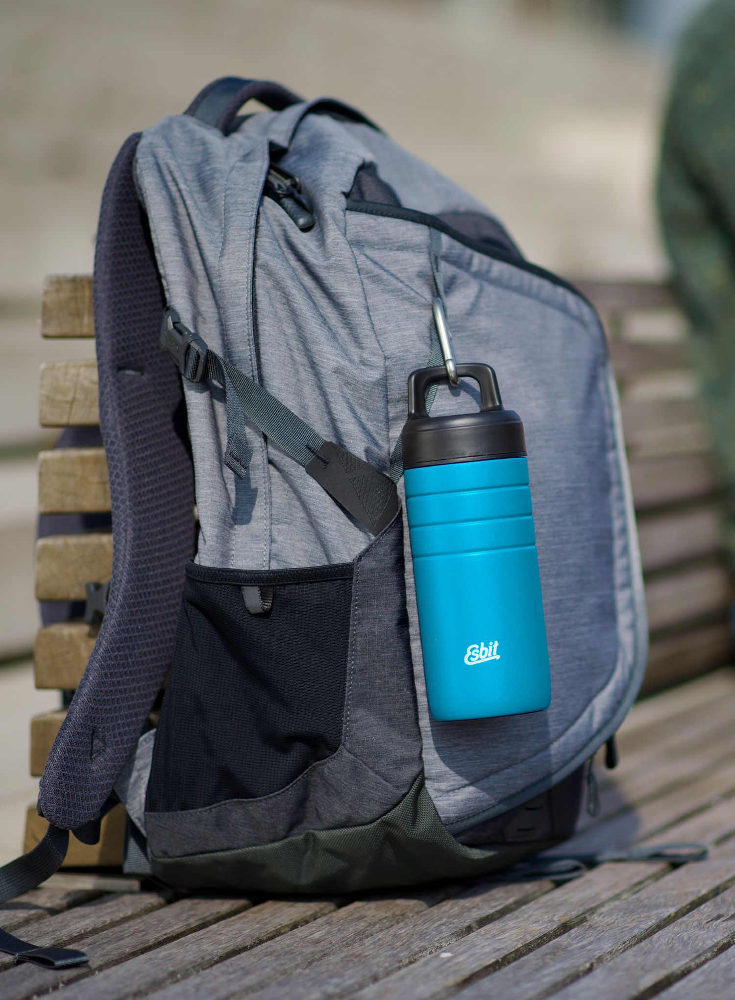 Termo lonček Esbit Majoris Stainless Steel Thermo Mug 450ml - ocean blue