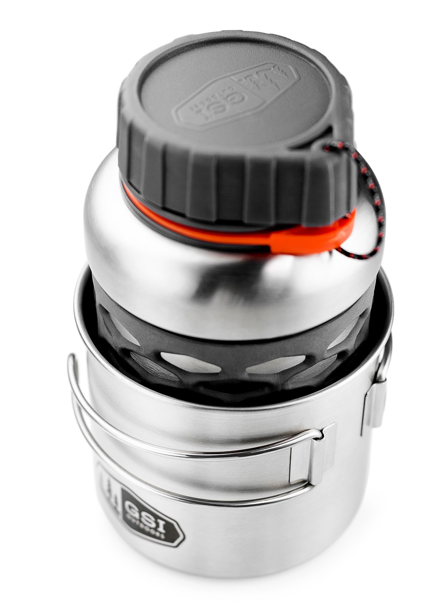 Lonček GSI Outdoors Glacier Stainless Bottle Cup/Pot (0,591 l)