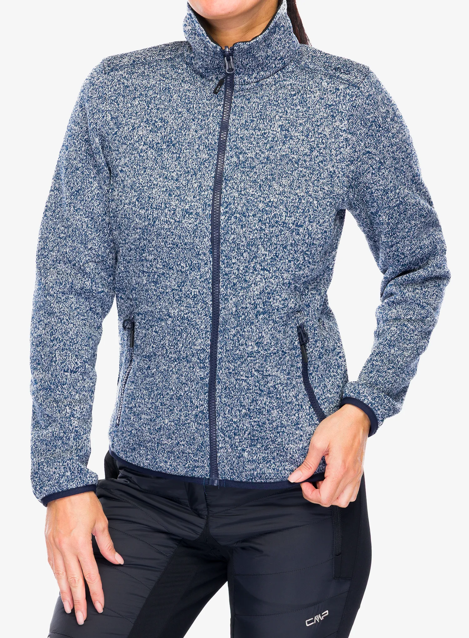 Ženska jakna 3 v 1 CMP Page Jacket Zip Hood Detachble Inn.Jacket - black blue