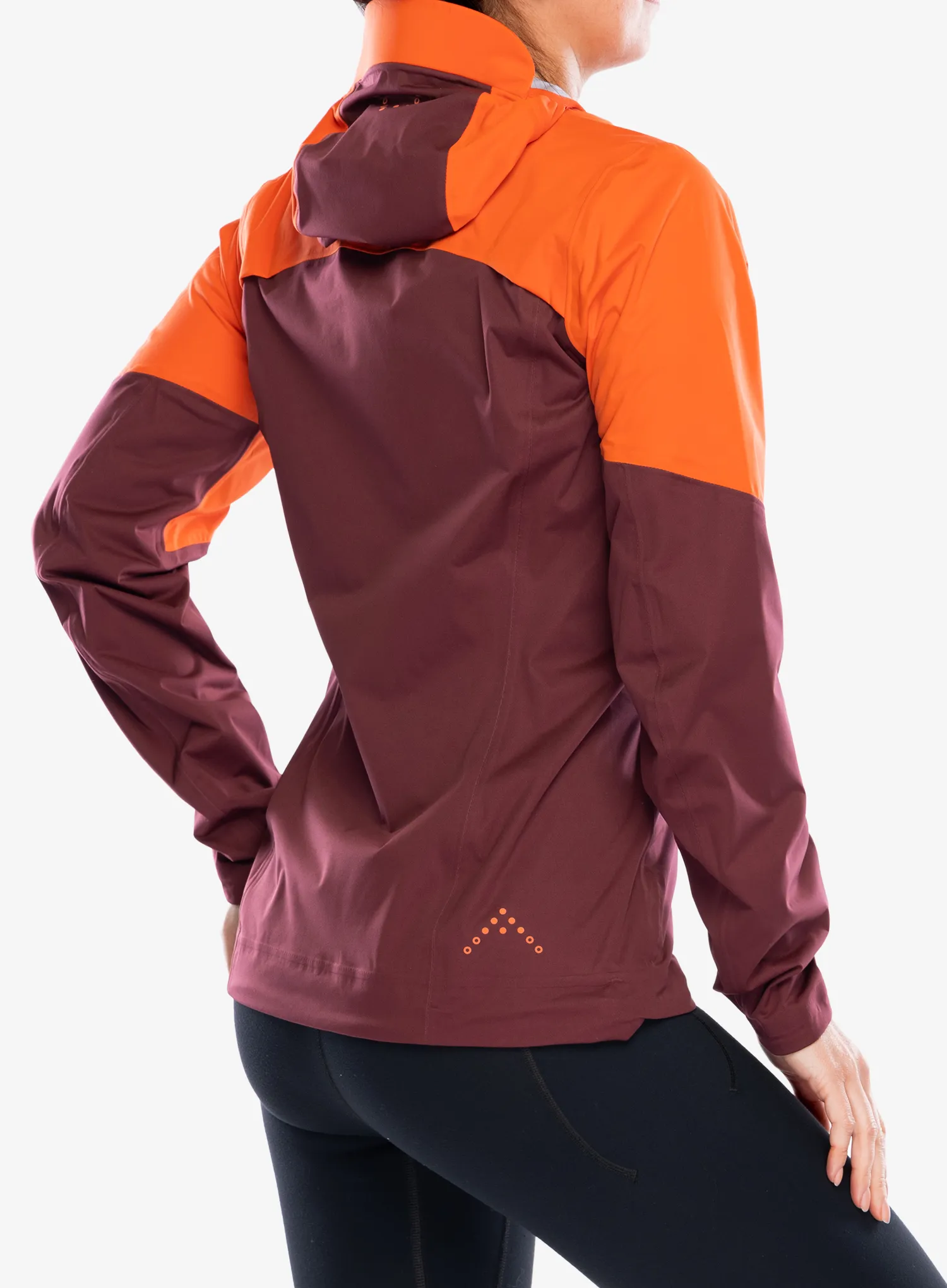 Ženska tekaška jakna Rab Kinetic Ultra Jacket - red grapefruit/deep heather