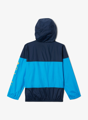 Fantovska jakna Columbia Flash Challenger Windbreaker - compass blue/collegiate navy