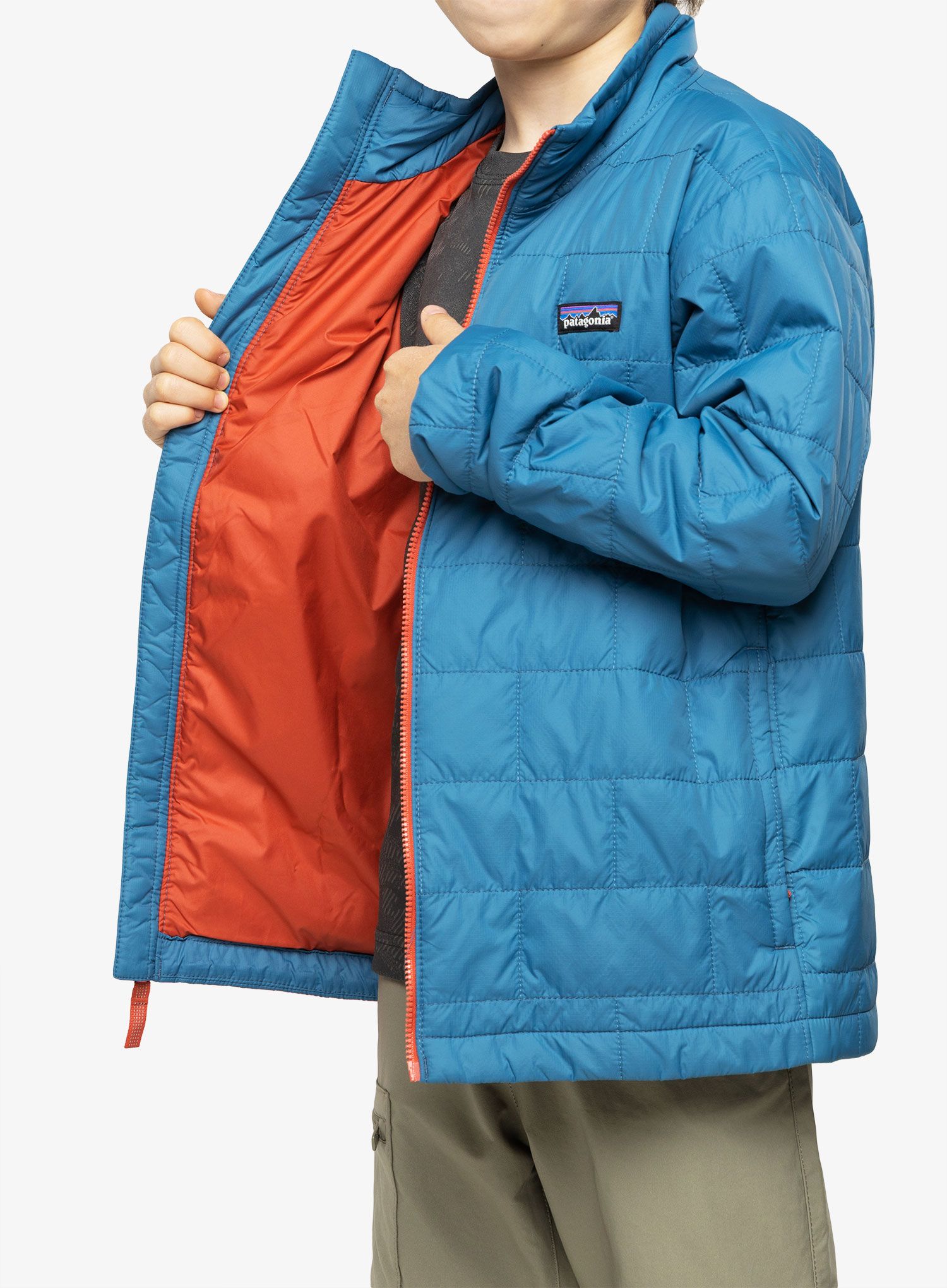 Fantovska jakna Patagonia Nano Puff Brick Quilt Jacket - wavy blue
