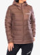 Ženska jakna adidas TERREX Multi Light Down Hooded Jacket - earth strata/trace brown