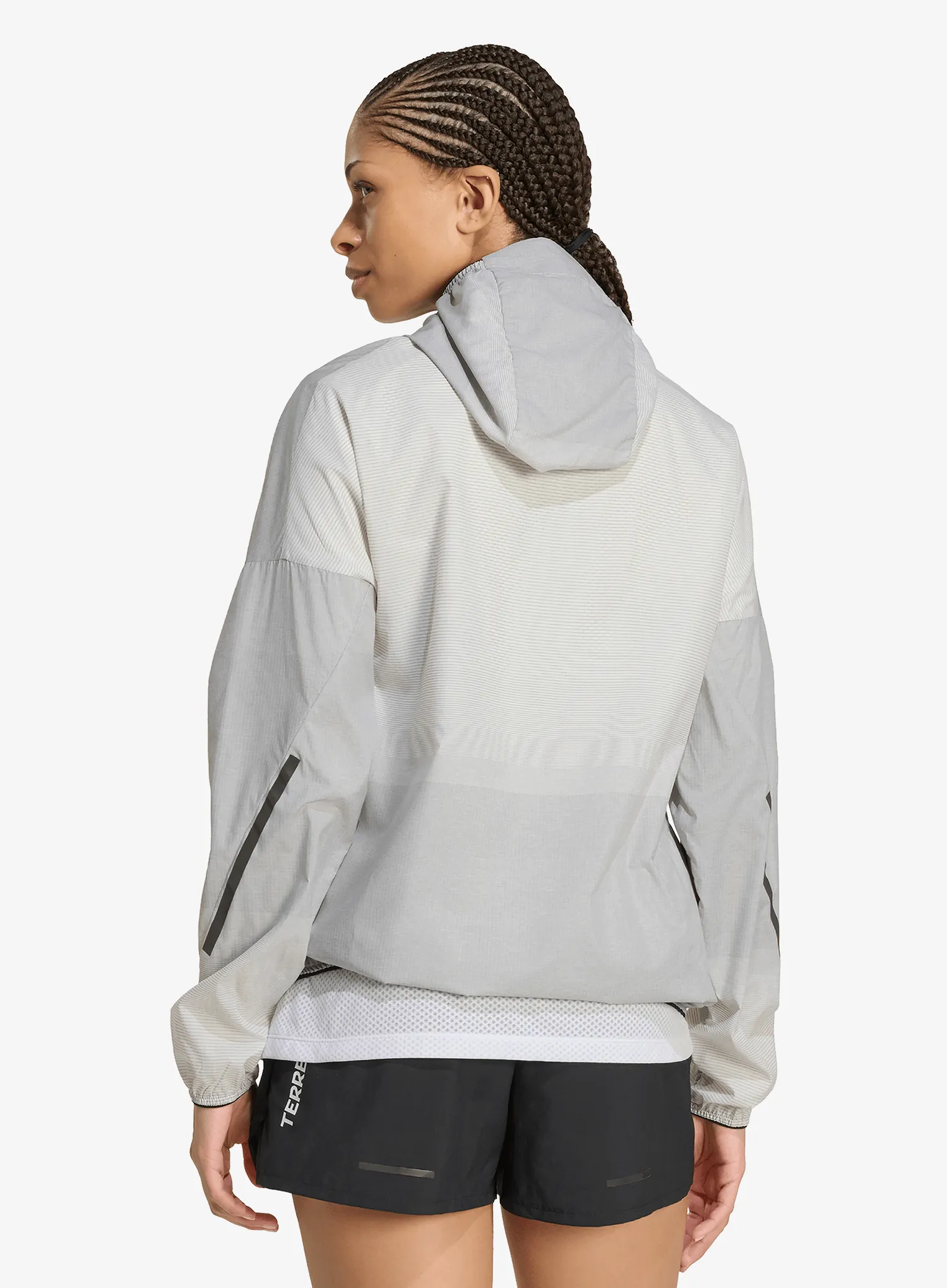 Ženska jakna adidas TERREX Xperior CLIMA365 Light Windweave Jacket - black/white