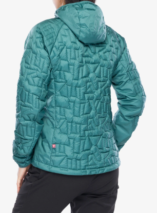 Ženska jakna adidas TERREX Xperior PrimaLoft Loose Fill Insulated Hooded Jkt - preloved teal