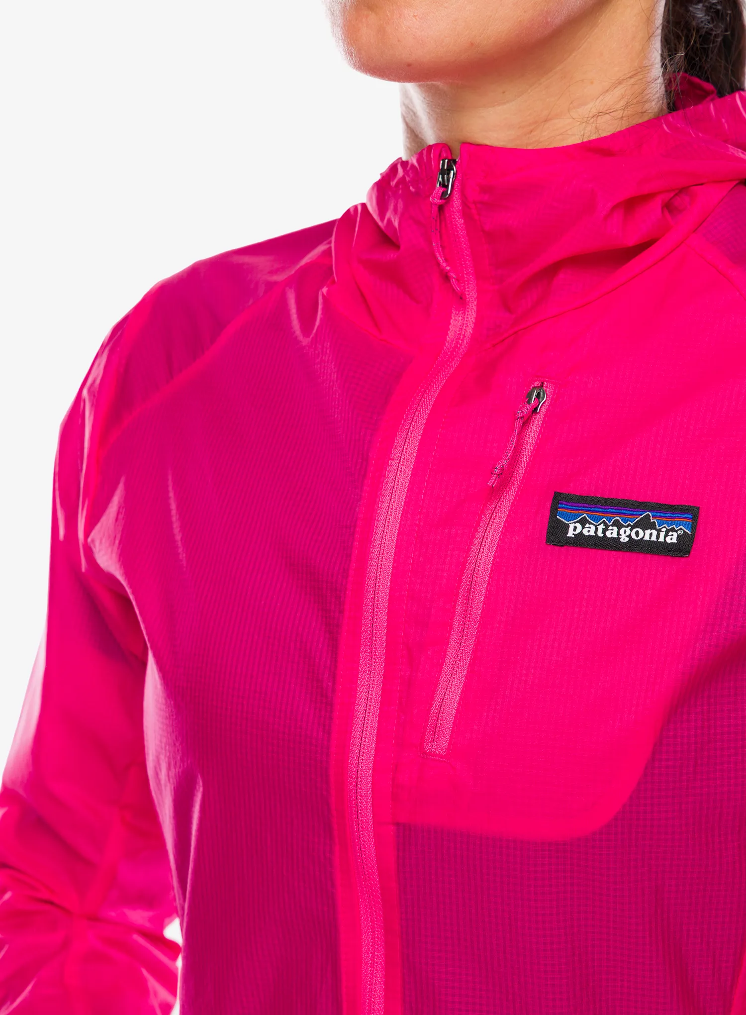 Ženska tekaška jakna Patagonia Houdini Jacket - luminous pink