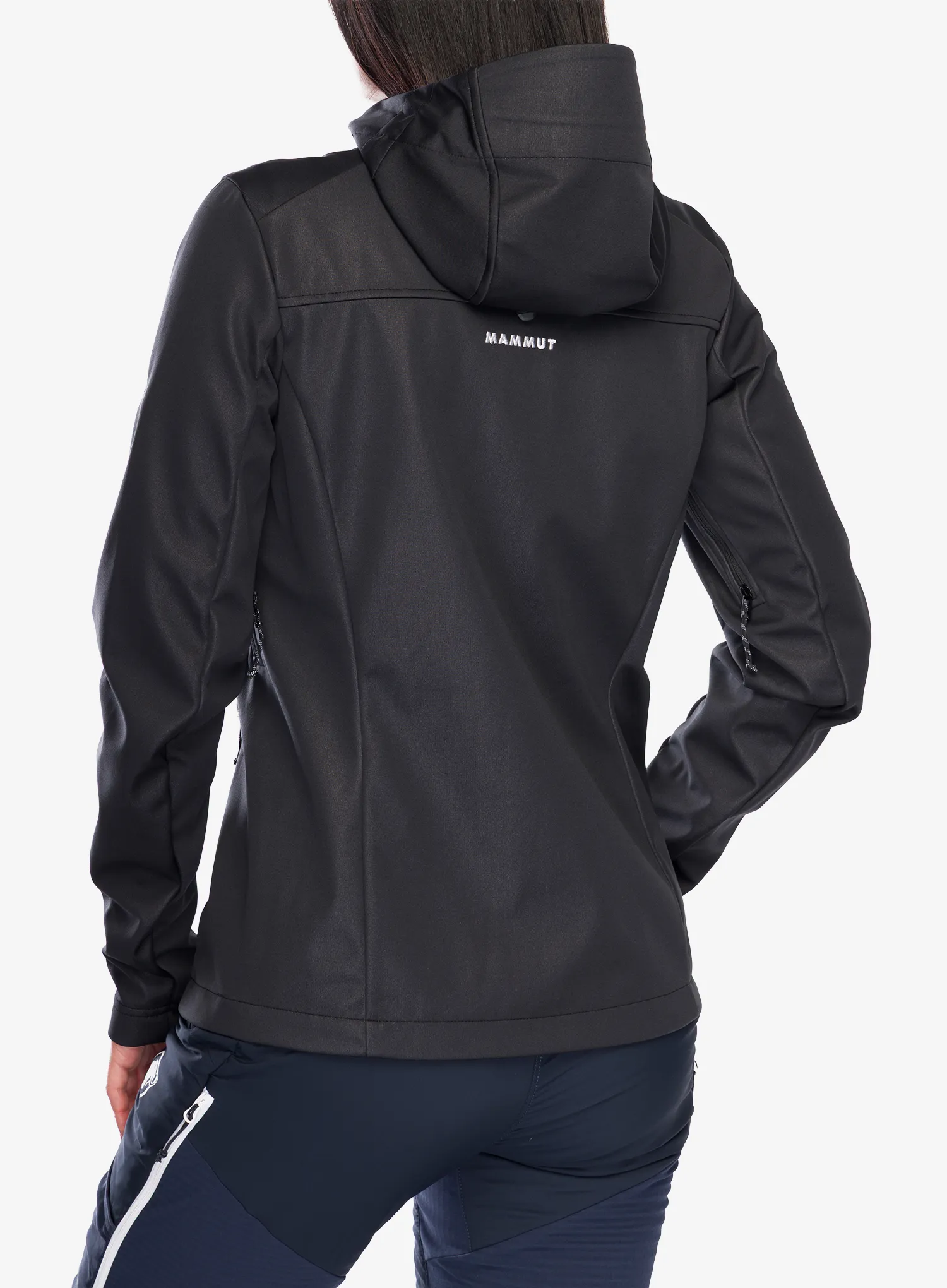 Ženska jakna Mammut Ultimate VIII SO Hooded Jacket - black/black