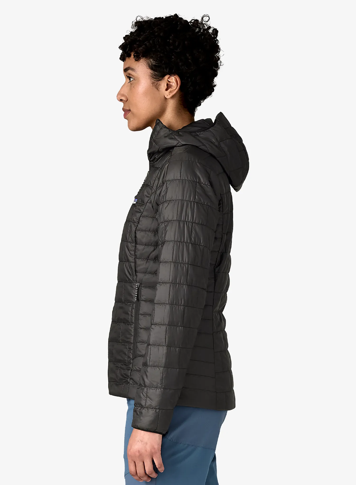 Ženska jakna Patagonia Nano Puff Hoody - black/black/black