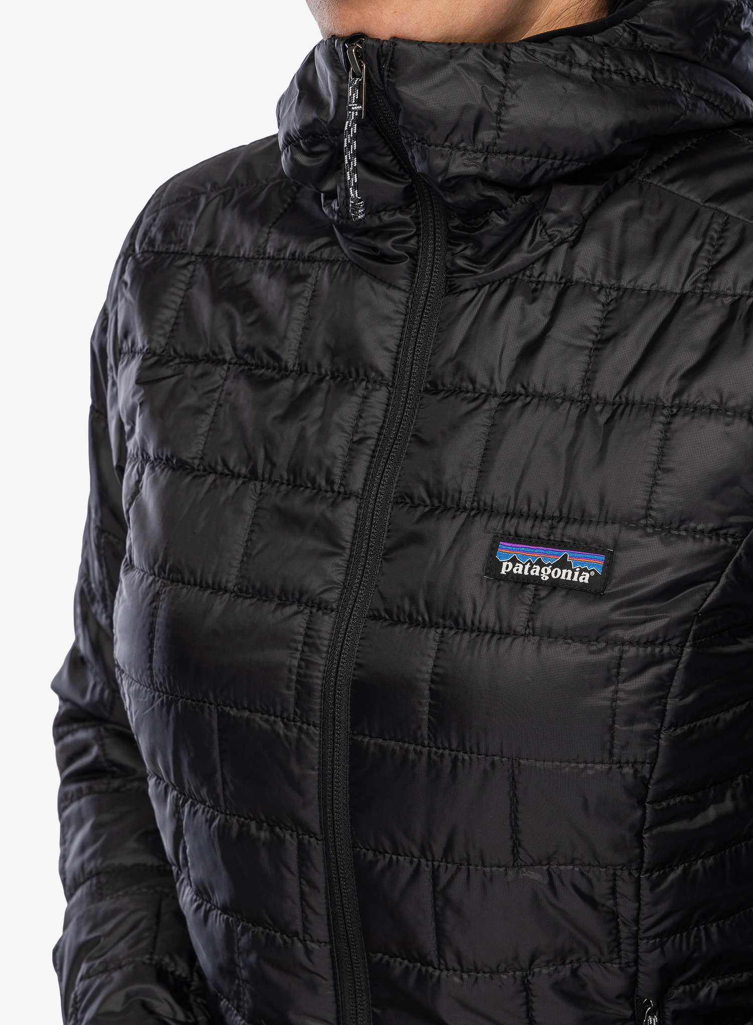 Ženska jakna Patagonia Nano Puff Hoody - black/black/black