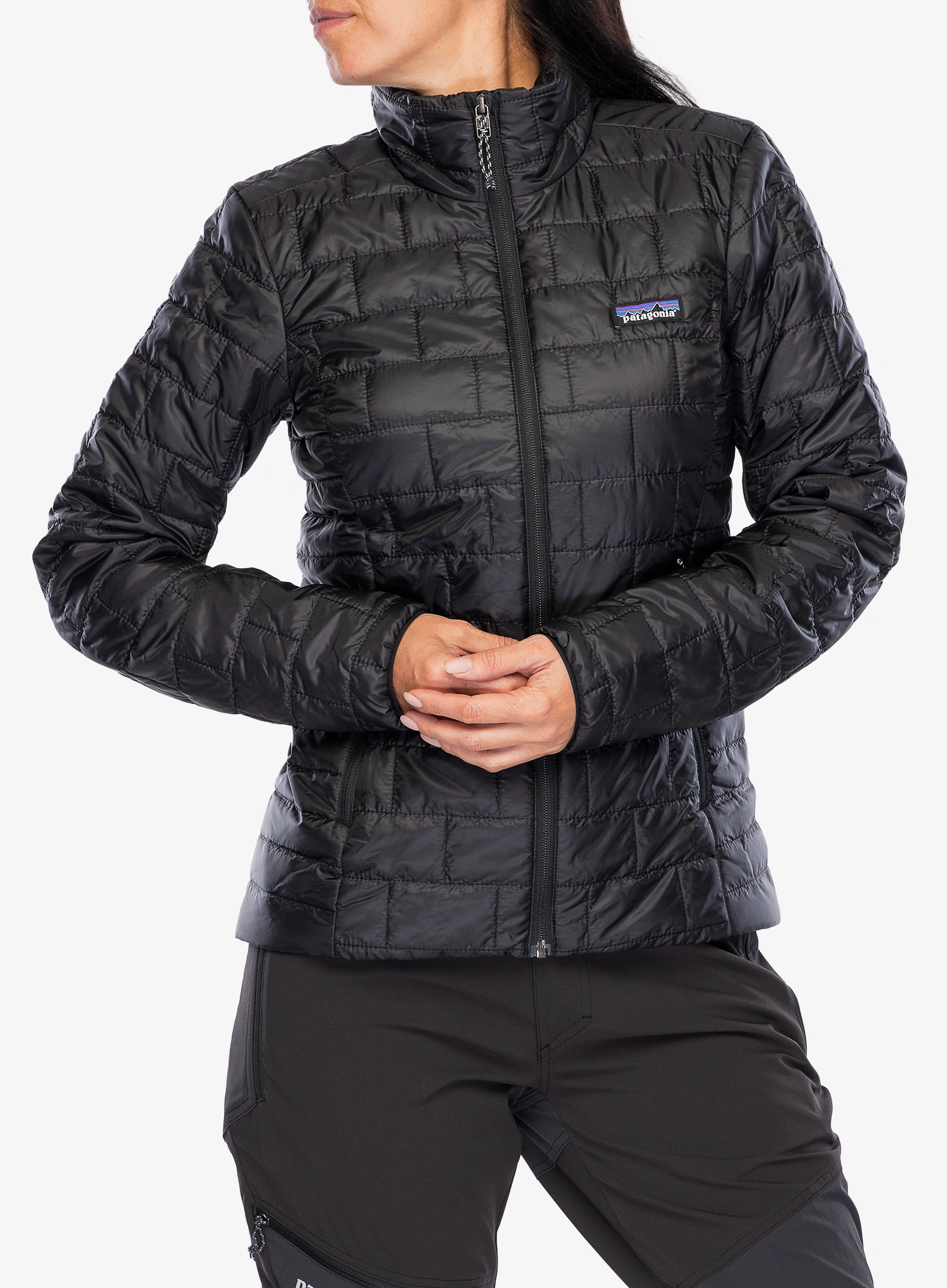 Ženska jakna Patagonia Nano Puff Jacket - black/black/black