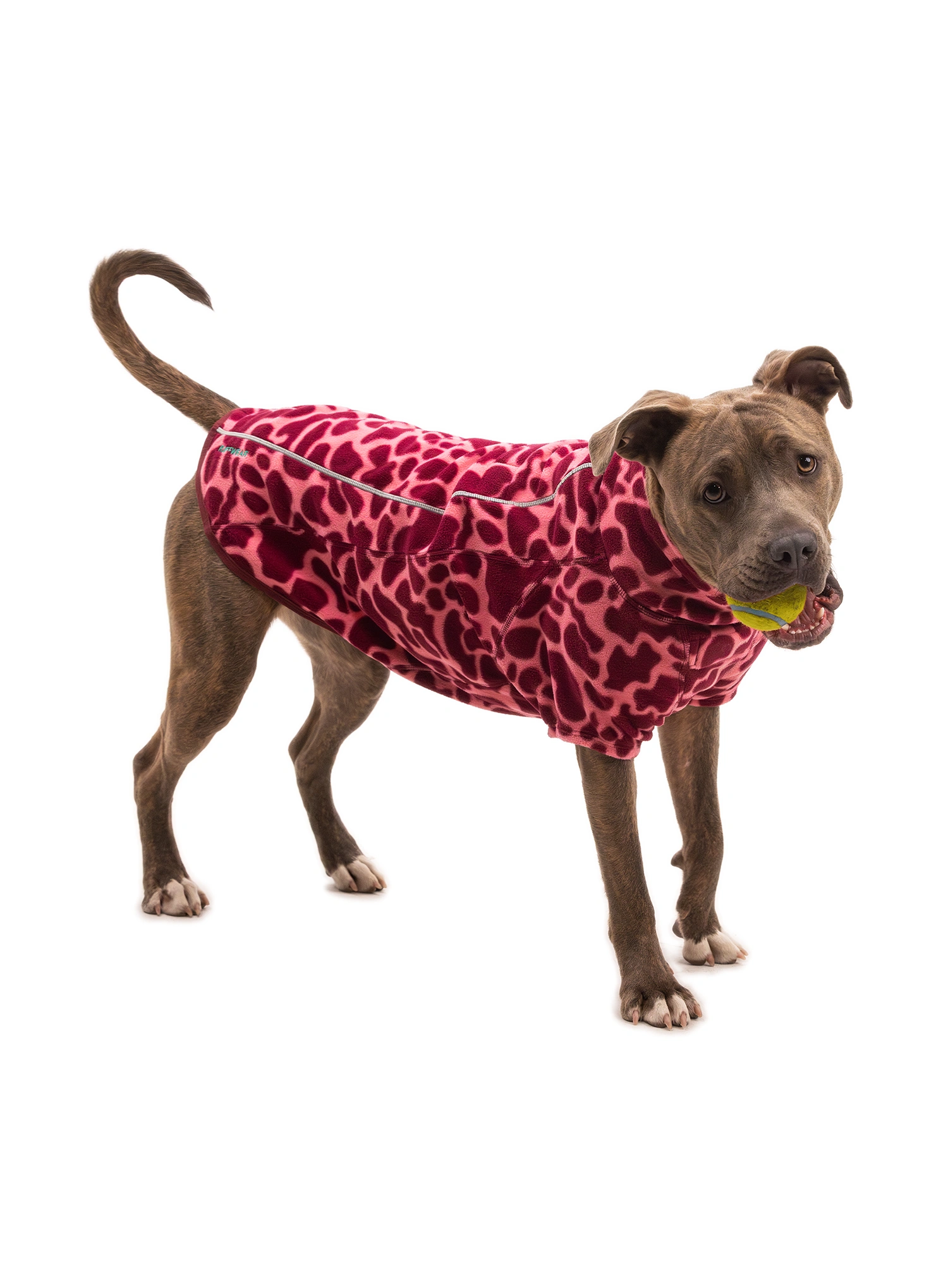 Plašč za psa Ruffwear Climate Changer Fleece Jacket - berry lava