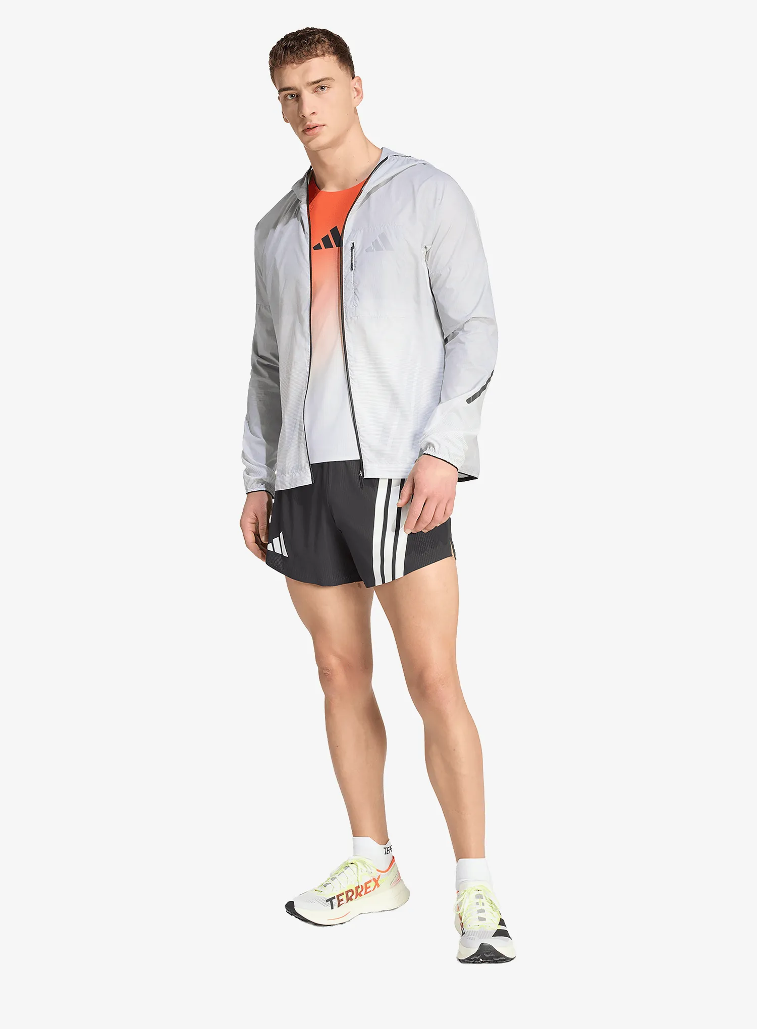 Jakna za tek adidas TERREX Xperior CLIMA365 Light Windweave Jacket - black/white