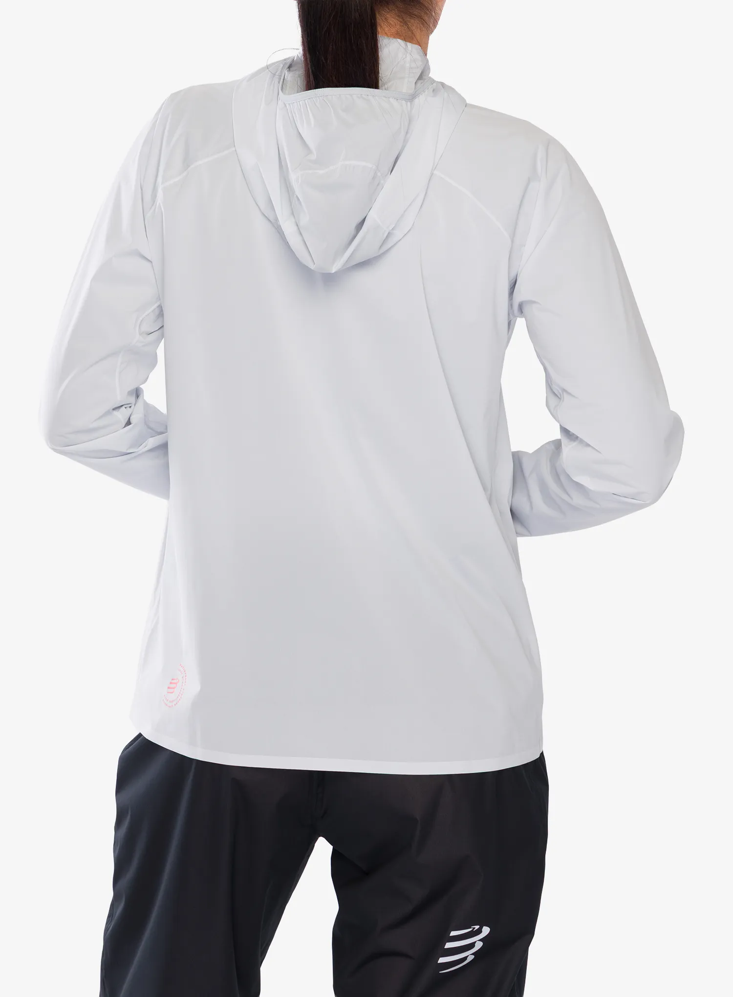 Ženska jakna za tek Compressport Hurricane Waterproof 10/10 Jacket - grey dawn