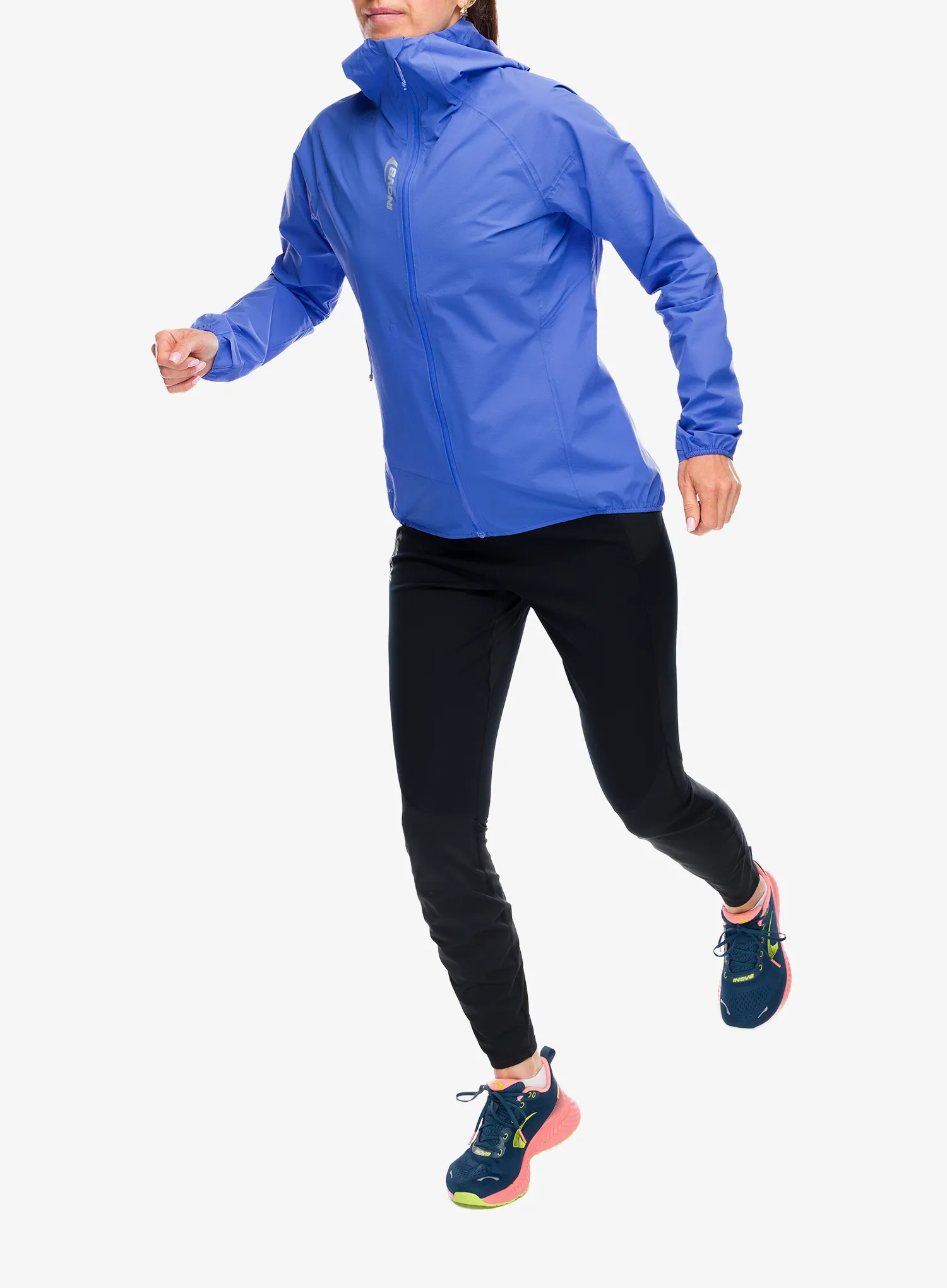 Ženska jakna za tek Inov-8 Stormshell V4 - blue