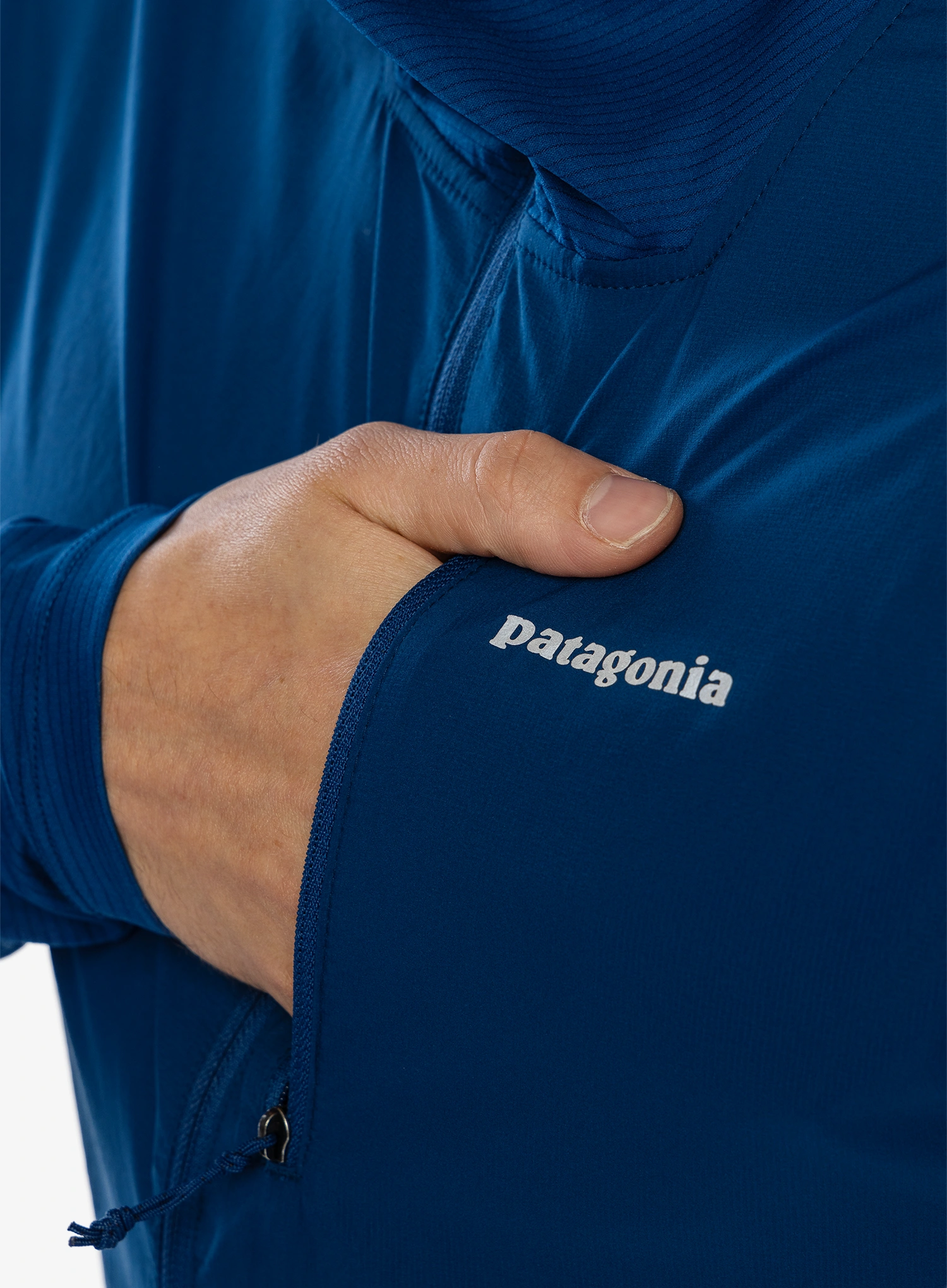 Jakna za tek Patagonia Airshed Pro Pullover - clement blue