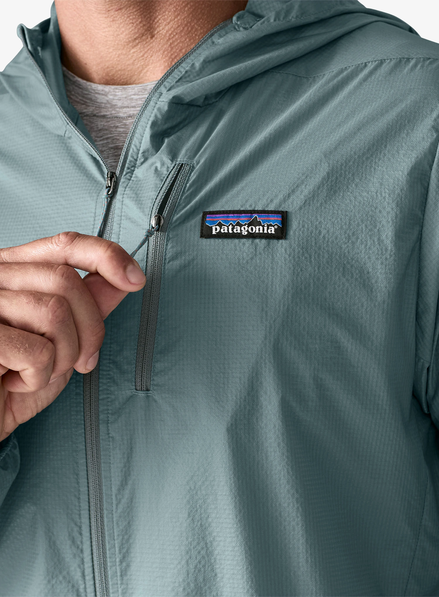 Jakna za tek Patagonia Houdini Jacket - blue sage