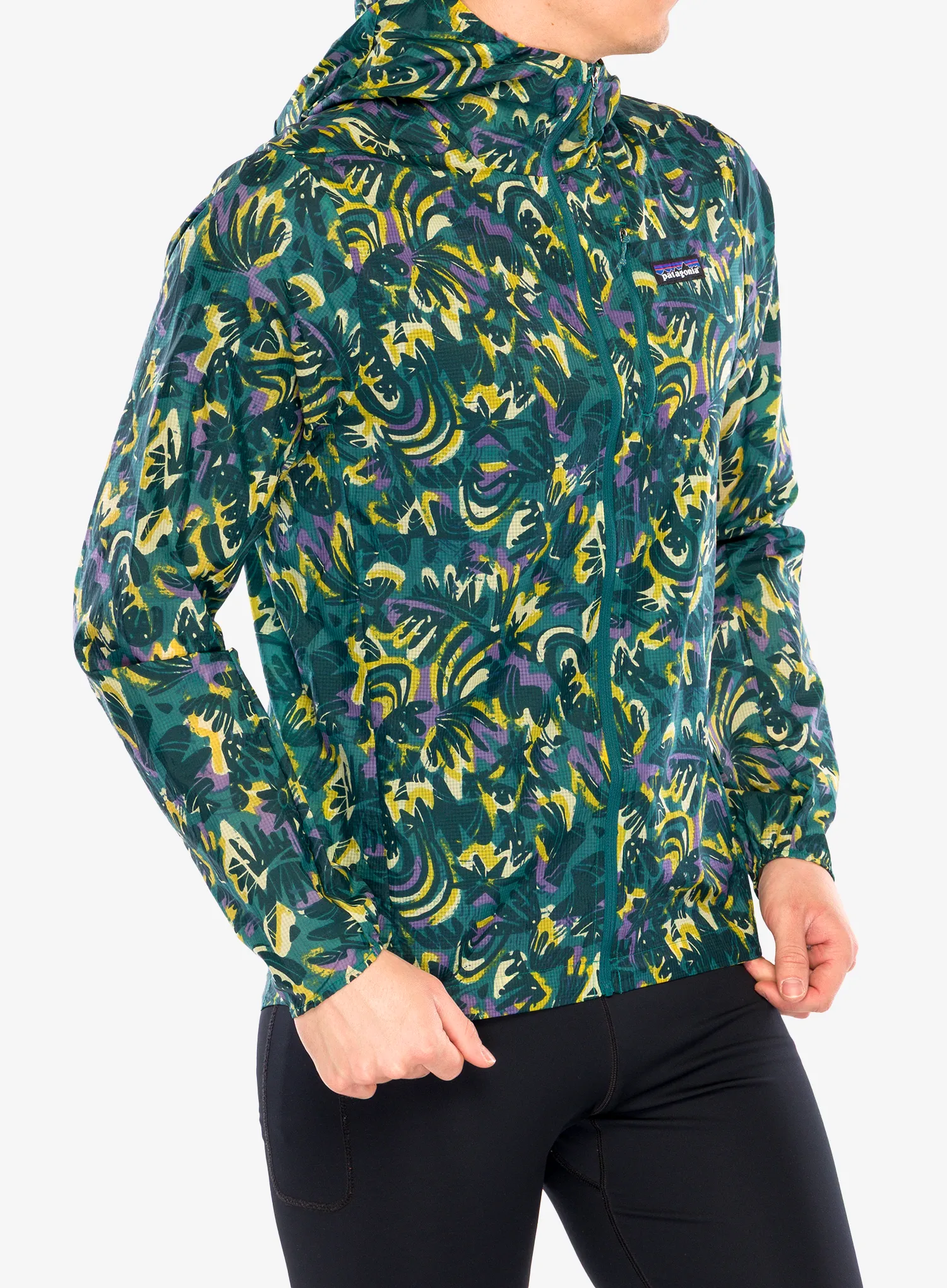 Jakna za tek Patagonia Houdini Jacket - wild botanist/blue